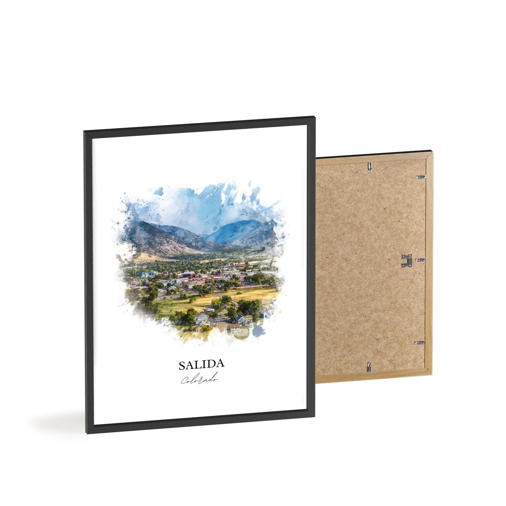 Salida, Colorado – Watercolor Art Print - Image 11