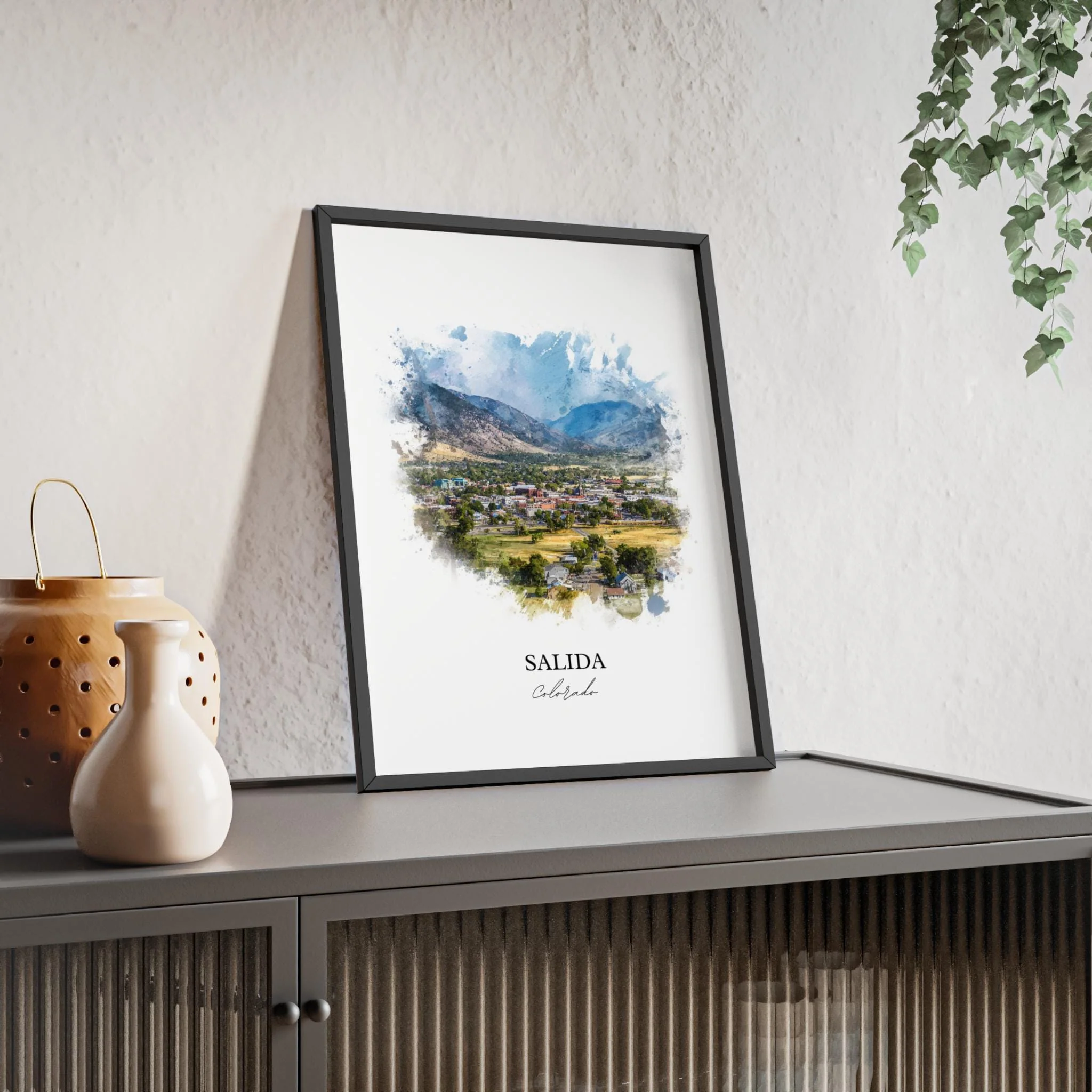 Salida, Colorado – Watercolor Art Print - Image 4