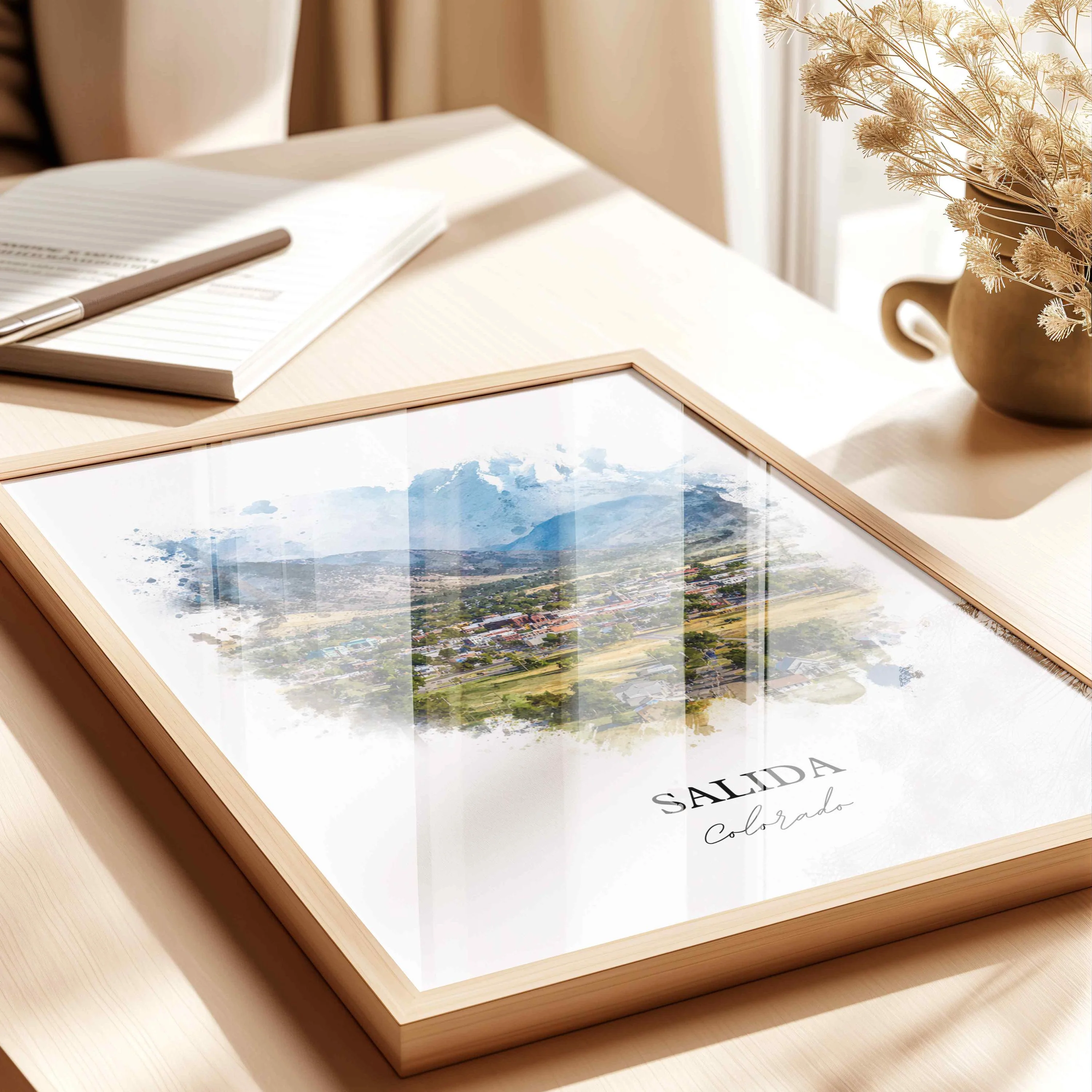 Salida, Colorado – Watercolor Art Print - Image 7