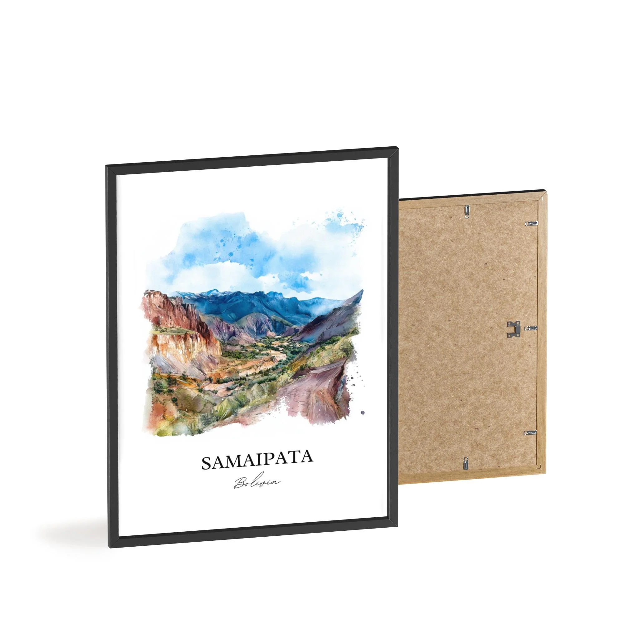 Samaipata, Bolivia – Watercolor Art Print of Amboró National Park - Image 8