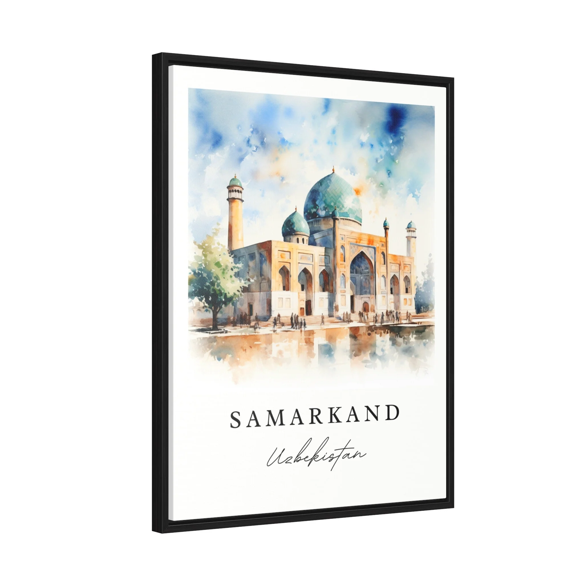 Samarkand, Uzbekistan – Watercolor Art Print - Image 2