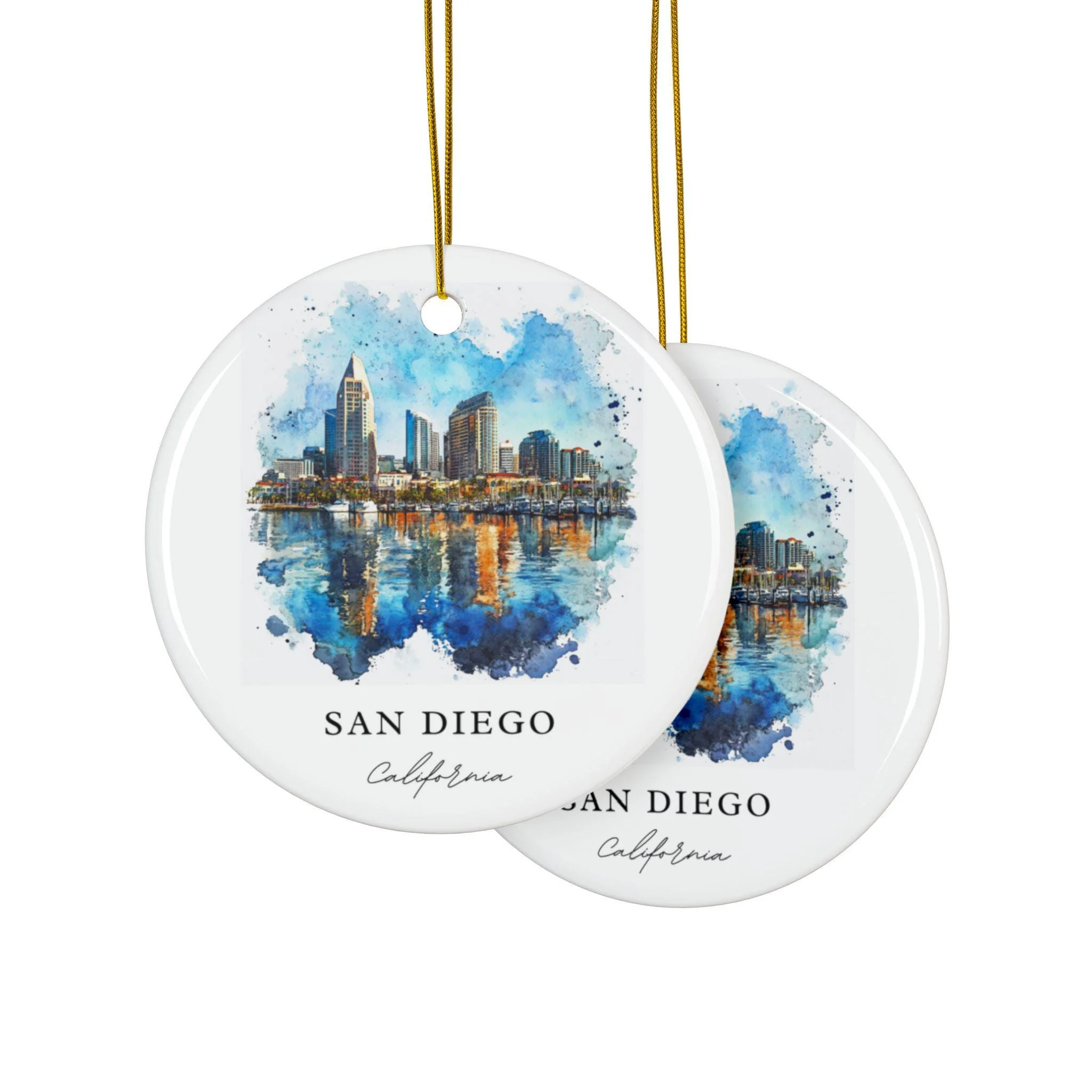 San Diego CA Ornament: Unique San Diego Souvenir, San Diego Decor, and Authentic San Diego California Gift - Image 2