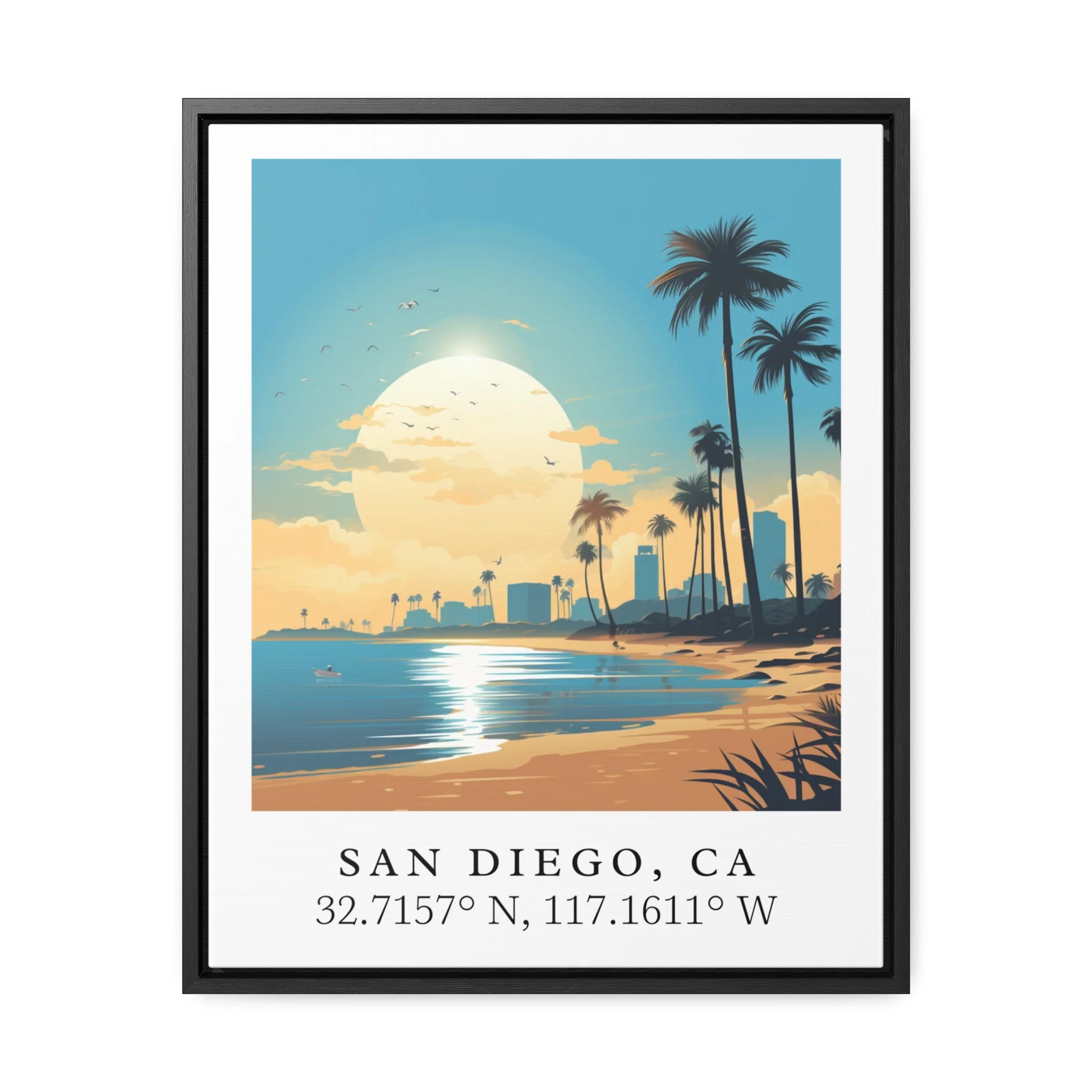 San Diego, California – Watercolor Art Print - Image 6