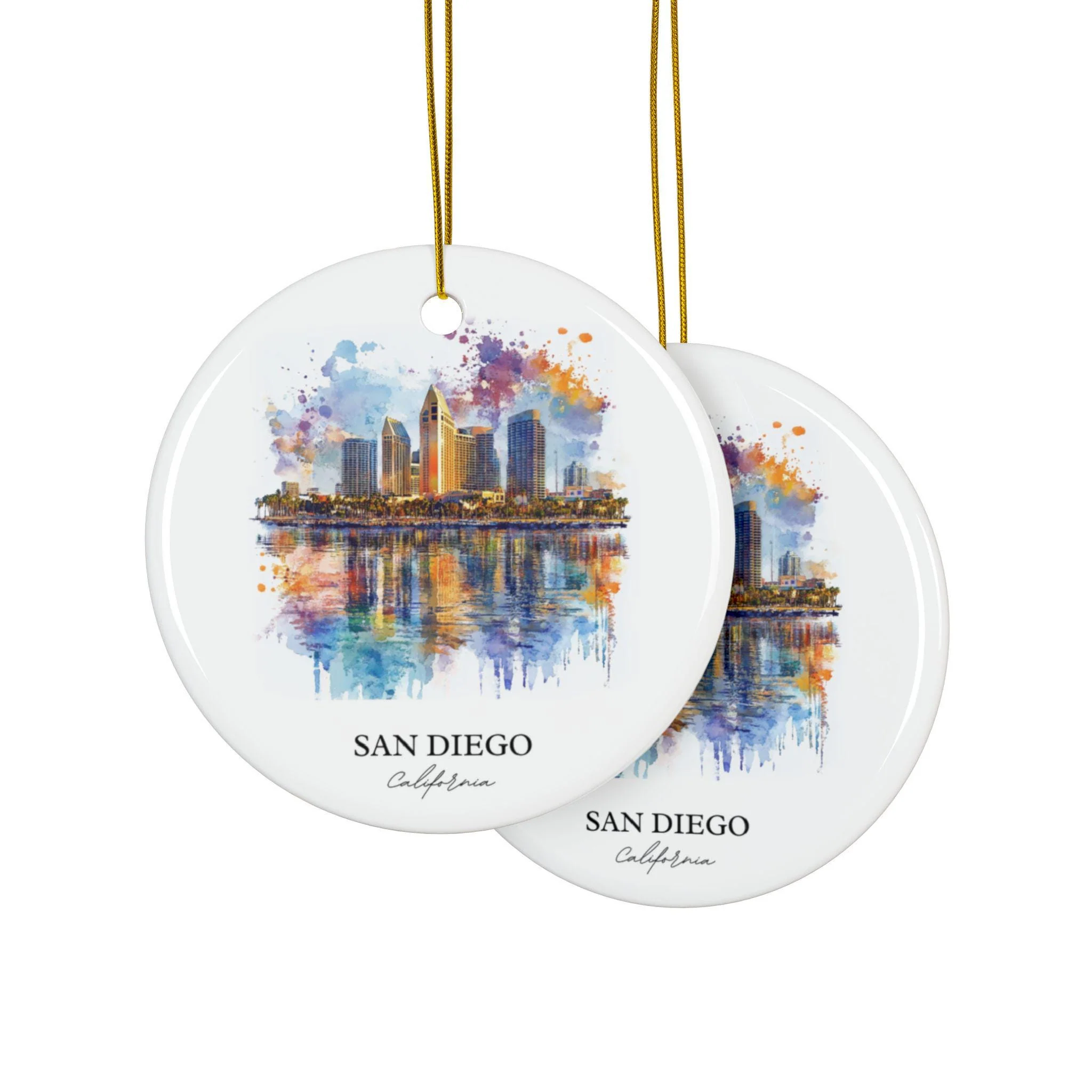 San Diego California Ornament: Unique San Diego Souvenir, San Diego Xmas Decor, and Authentic San Diego CA Gift - Image 2