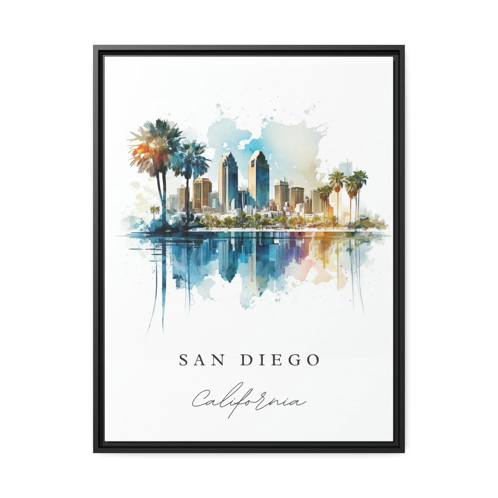 San Diego, California – Watercolor Art Print - Image 5