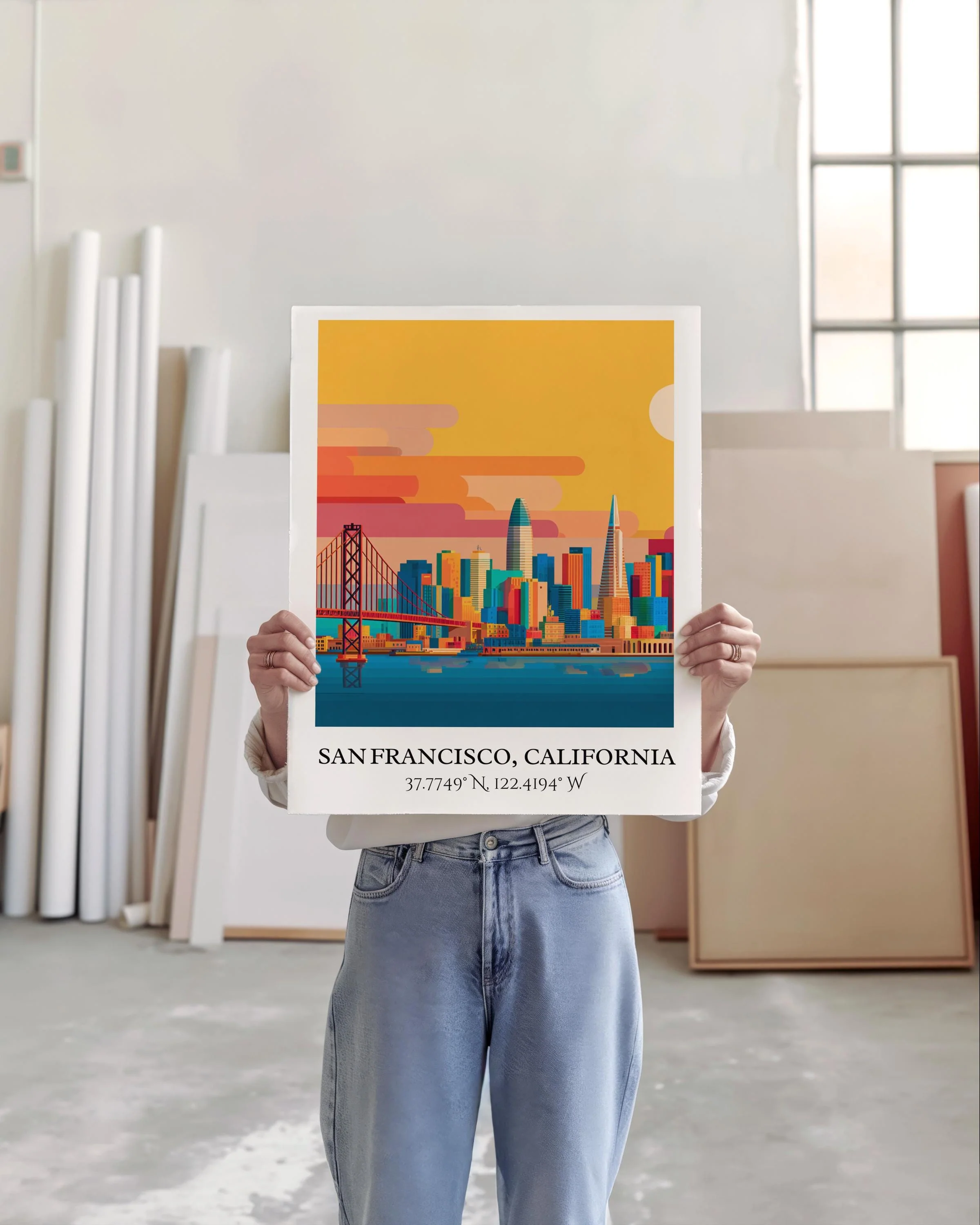 San Francisco, USA – Watercolor Art Print - Image 5