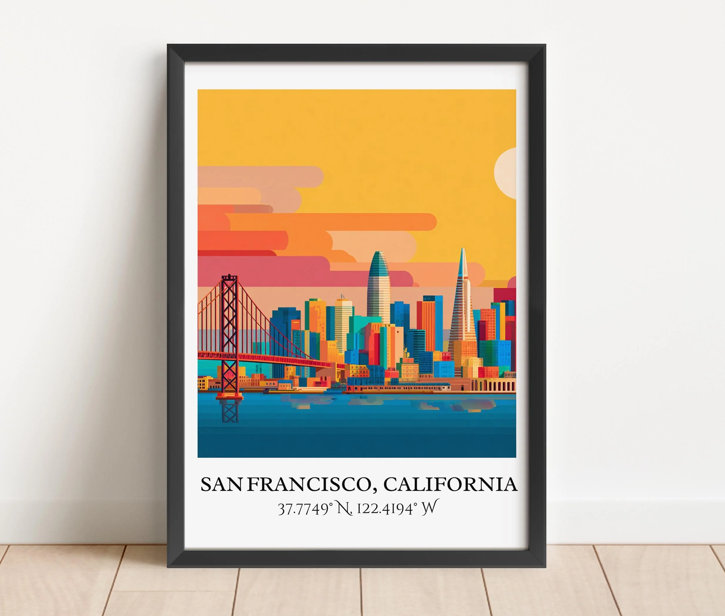 San Francisco, USA – Watercolor Art Print - Image 6