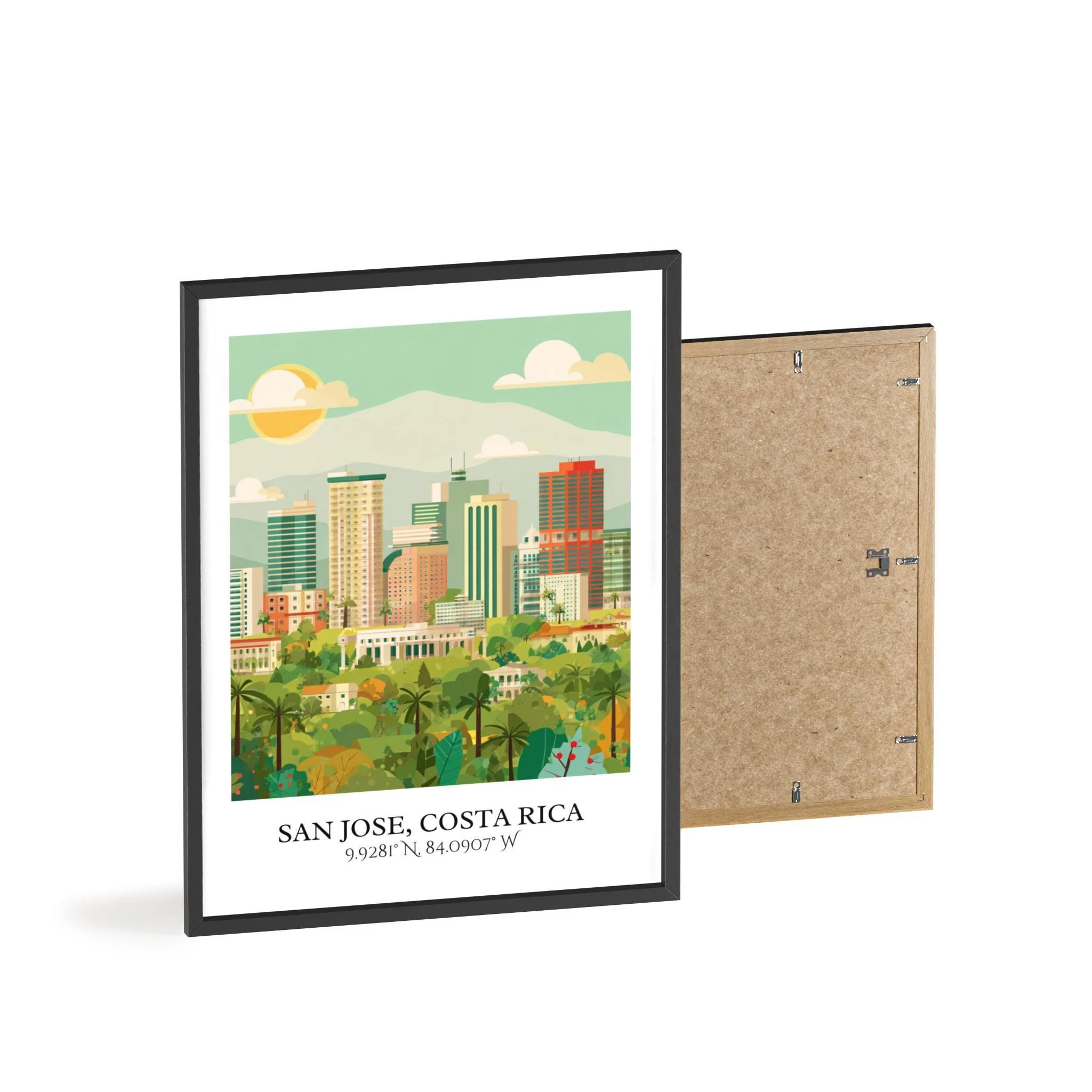 San Jose, Costa Rica – Watercolor Art Print - Image 8