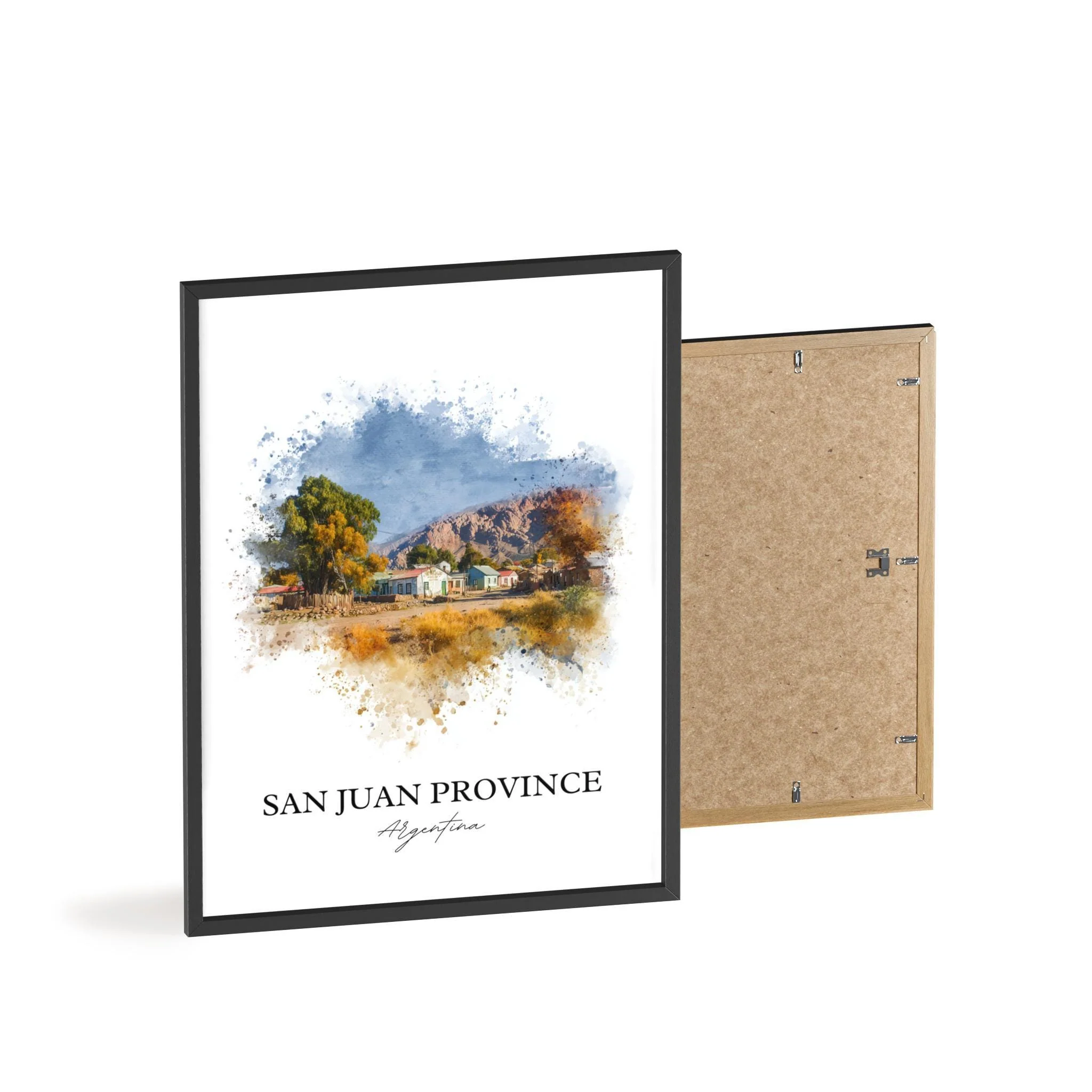 San Juan, Argentina – Watercolor Art Print - Image 8