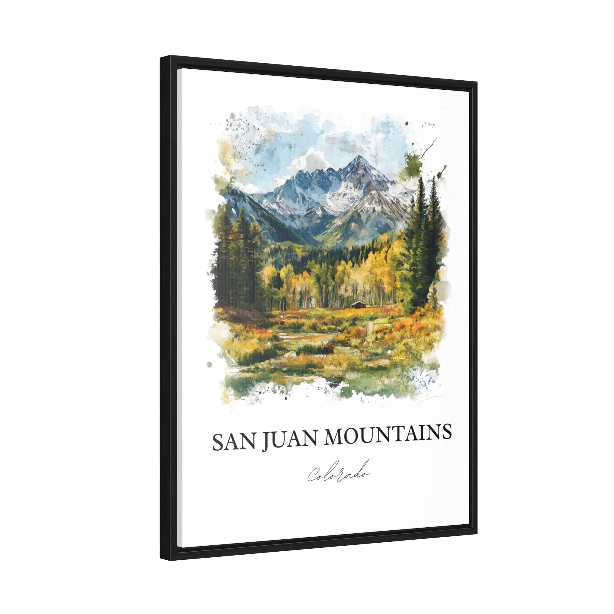San Juan Mountains, Colorado, USA – Watercolor Art Print - Image 8