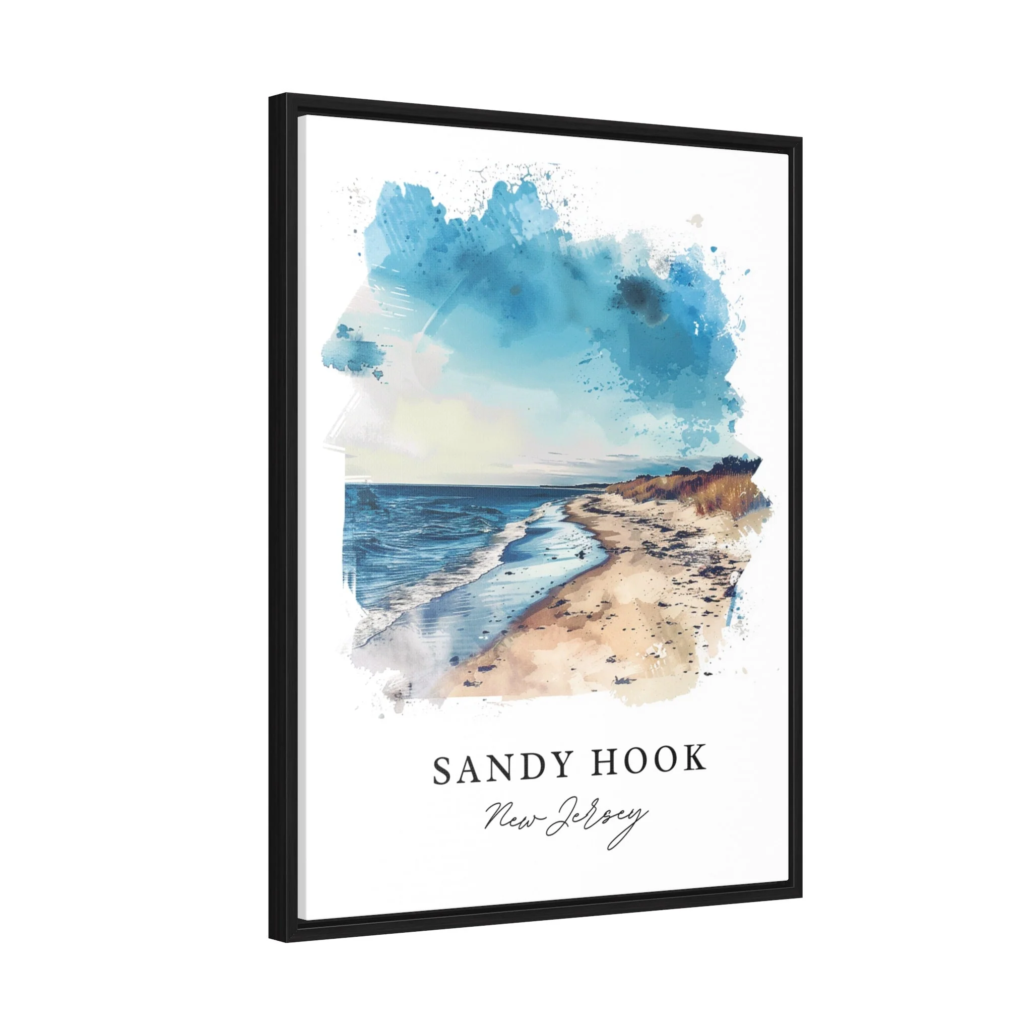 Sandy Hook, Connecticut – Watercolor Art Print - Image 6