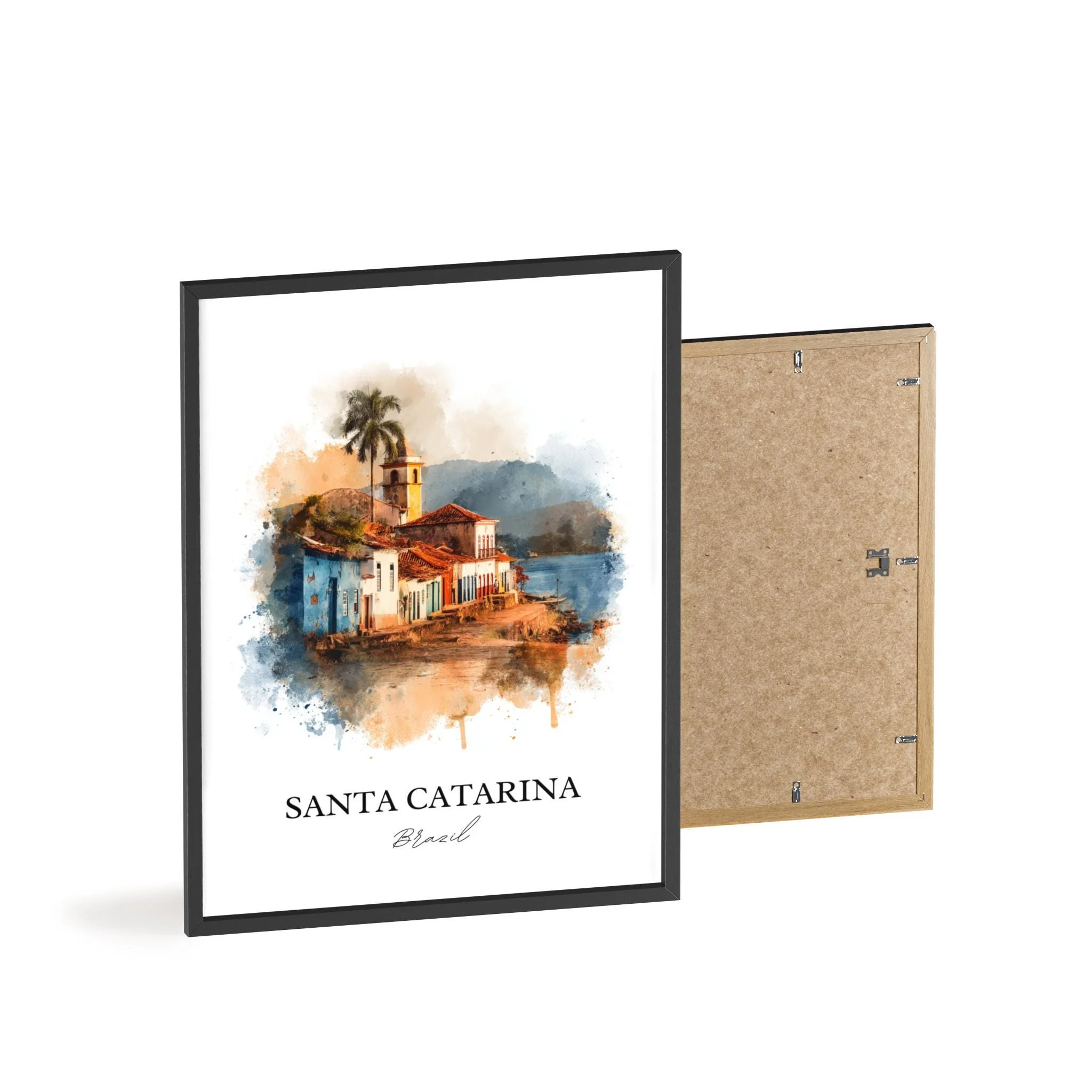 Santa Catarina, Brazil – Watercolor Art Print - Image 8