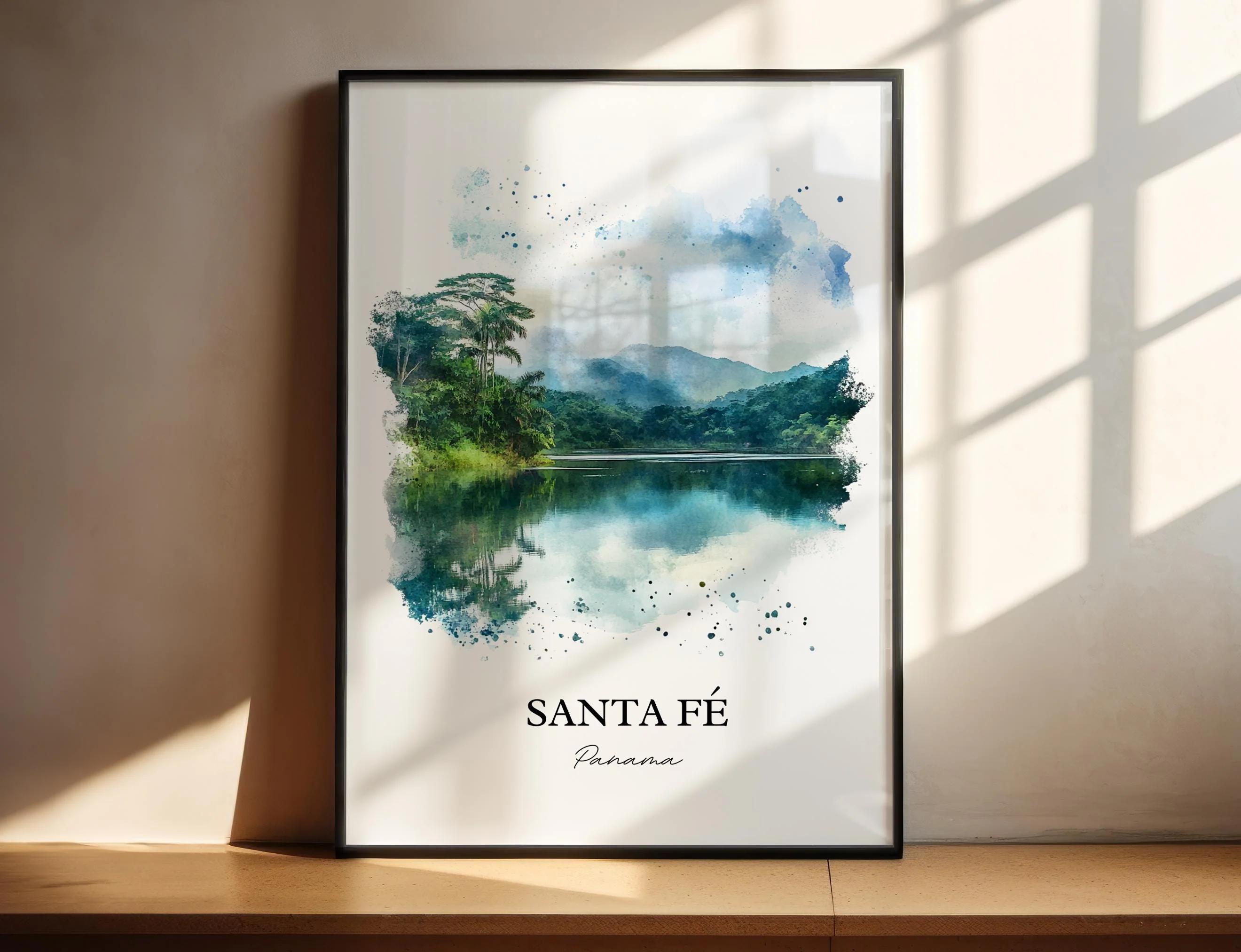 Santa Fé, Panama – Watercolor Art Print