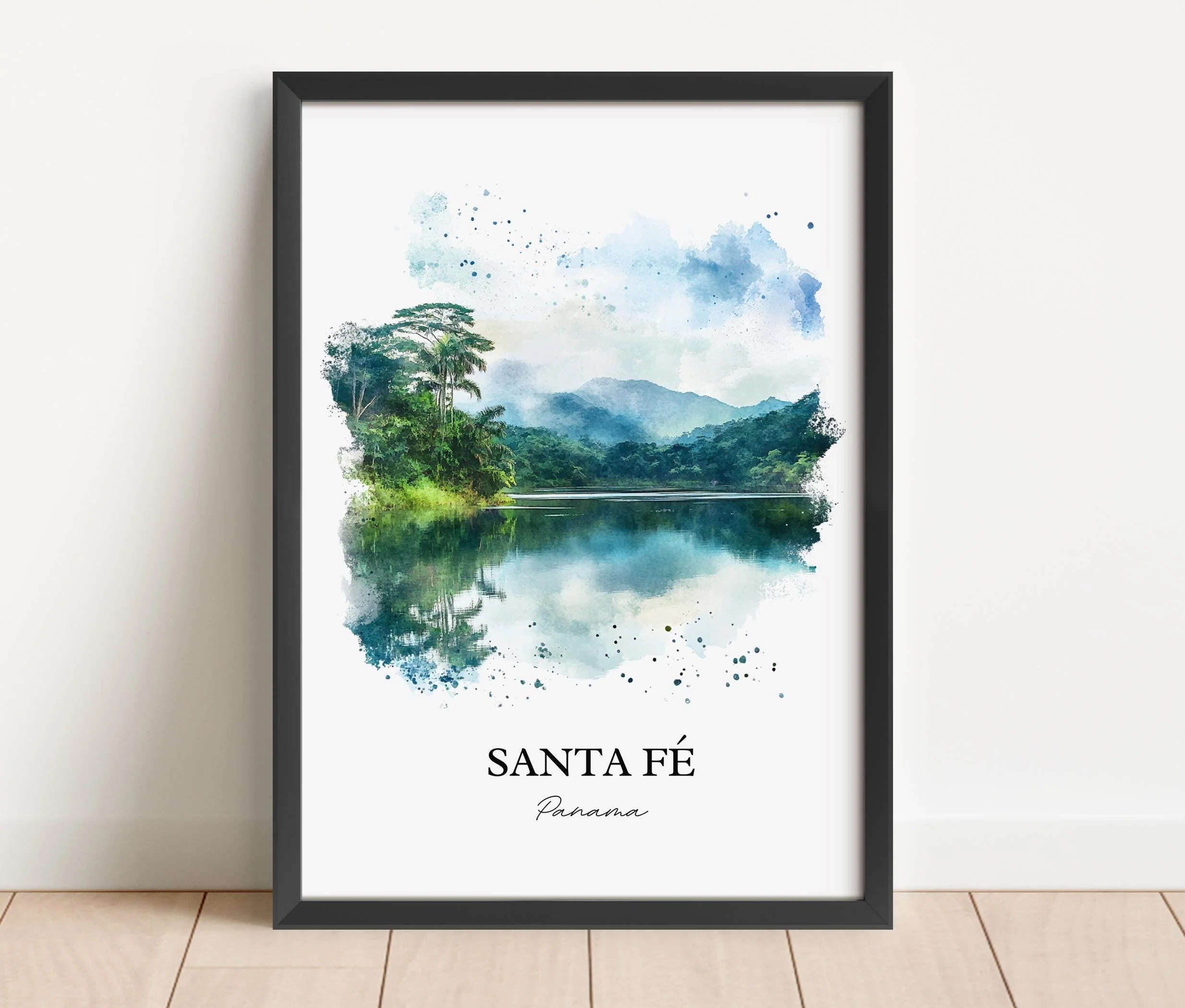 Santa Fé, Panama – Watercolor Art Print - Image 6