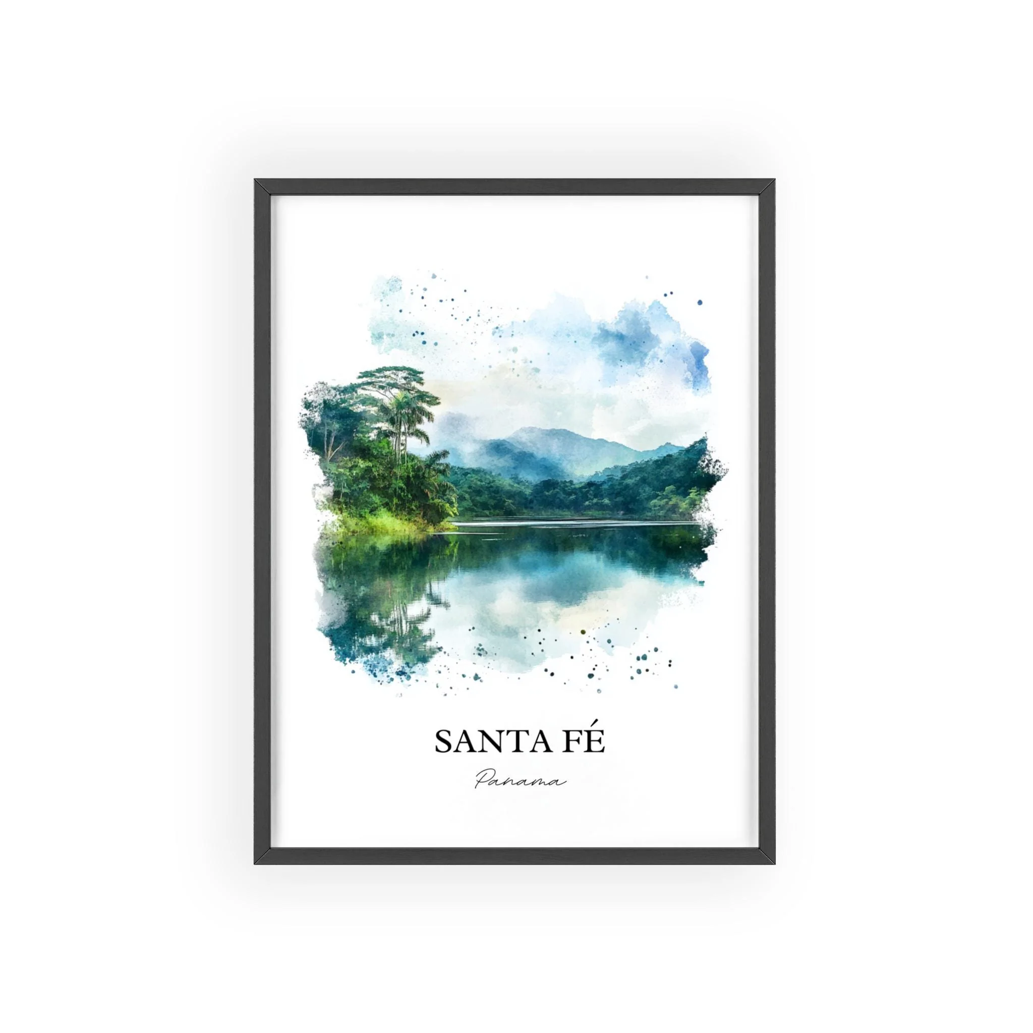Santa Fé, Panama – Watercolor Art Print - Image 7