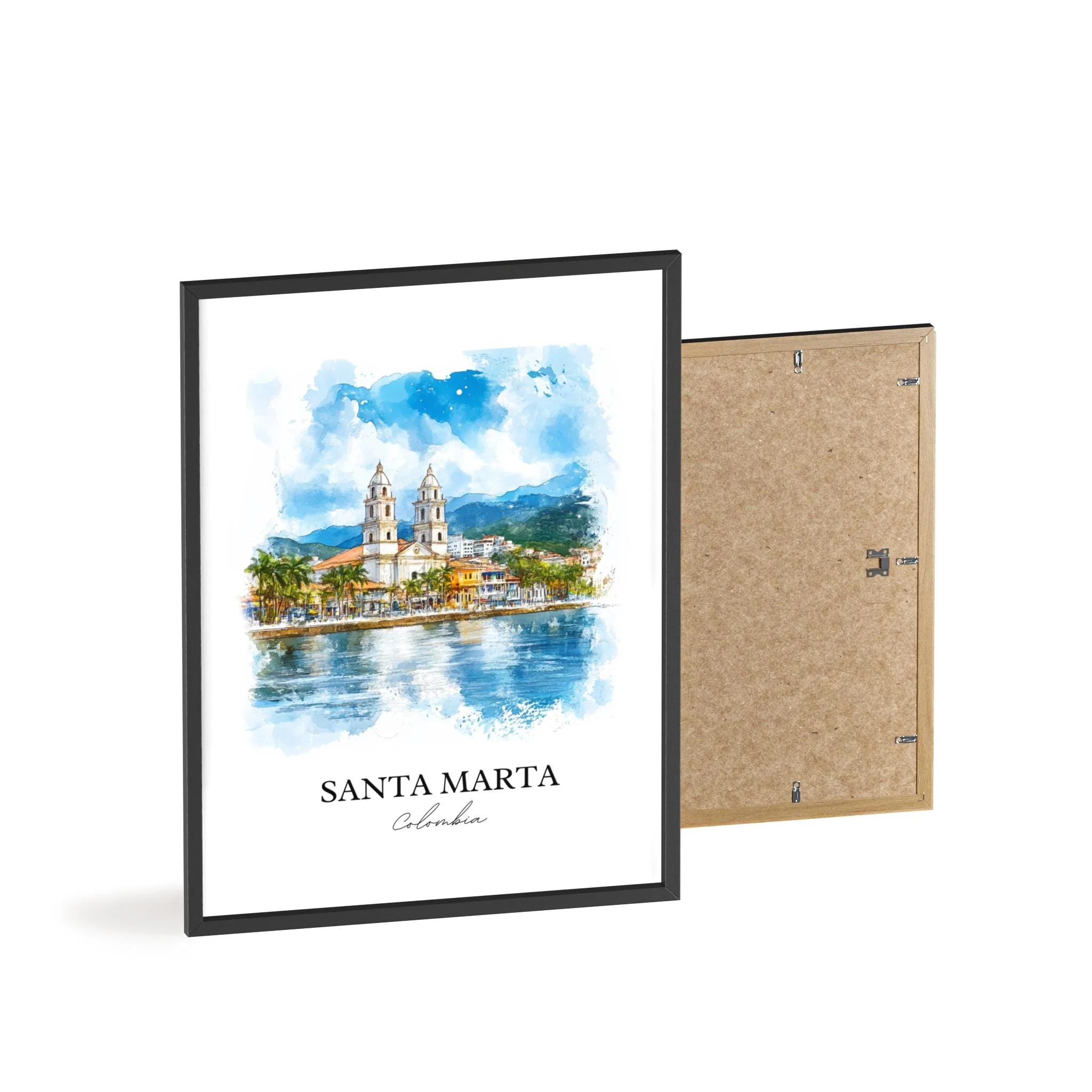 Santa Marta, Colombia – Watercolor Art Print - Image 8