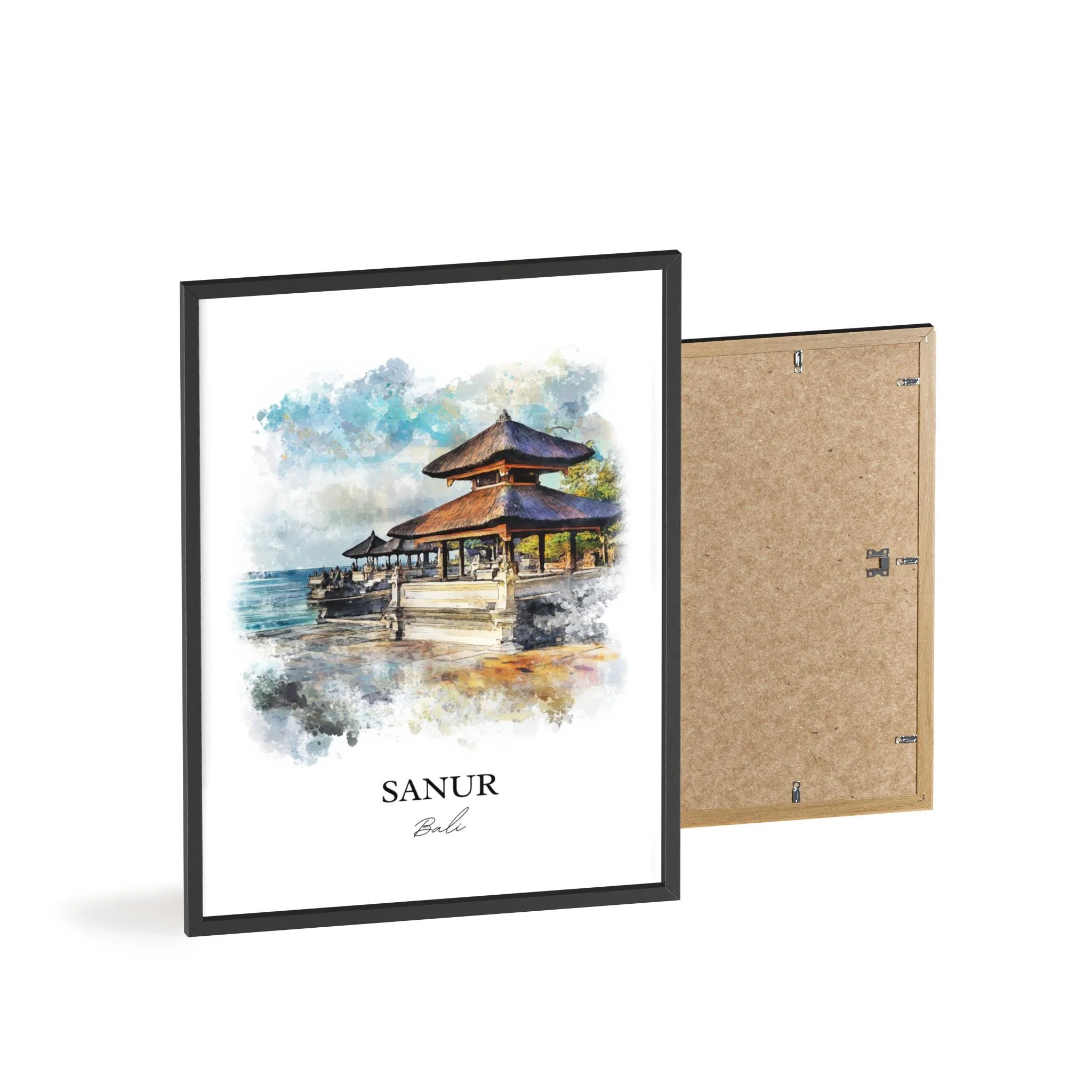 Sanur, Bali – Watercolor Art Print - Image 8