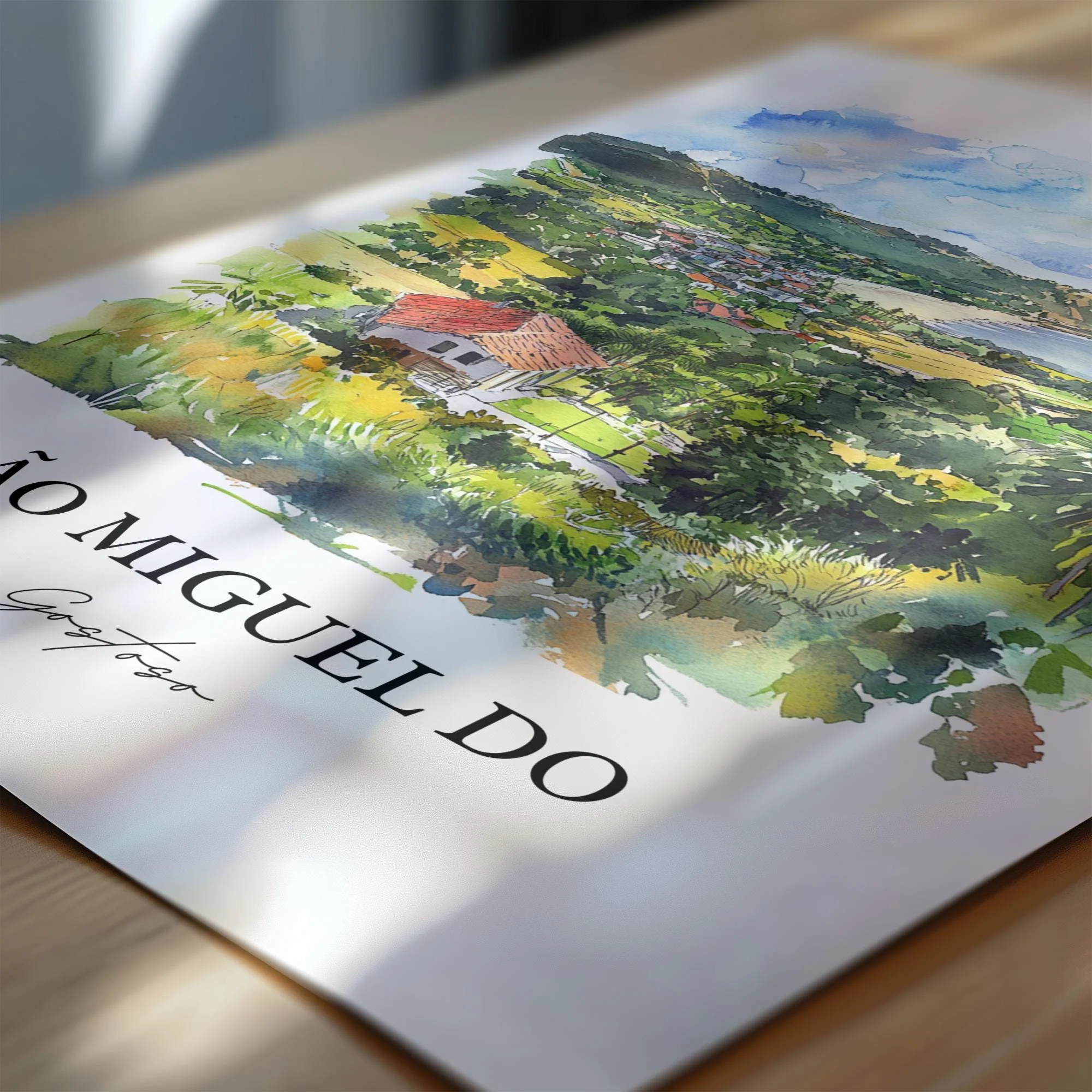 São Miguel do Gostoso, Brazil – Watercolor Art Print - Image 2