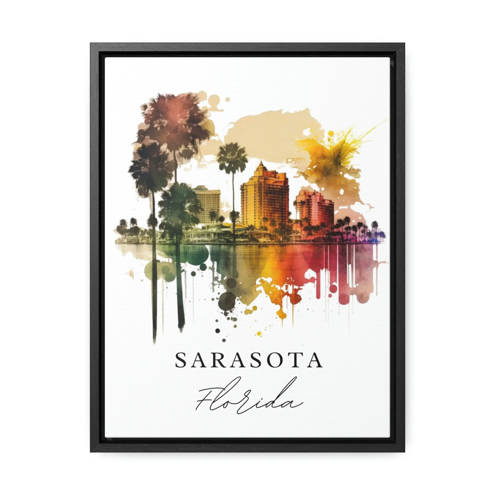 Sarasota, Florida – Watercolor Art Print - Image 6