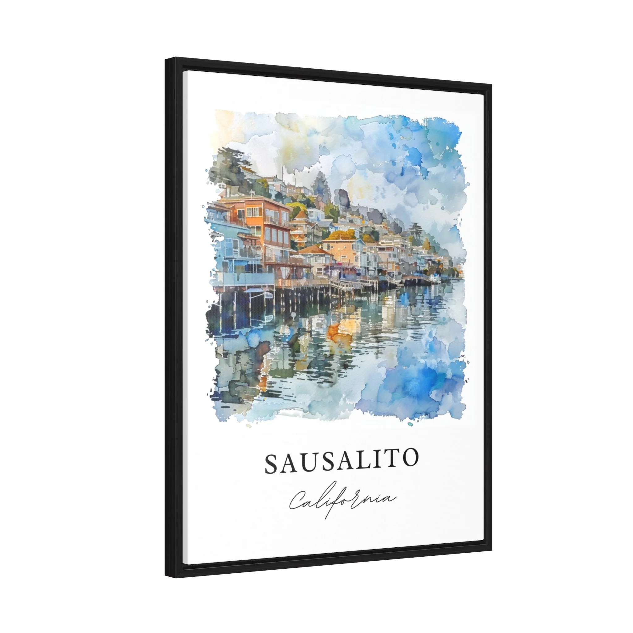 Sausalito, California – Watercolor Art Print - Image 6