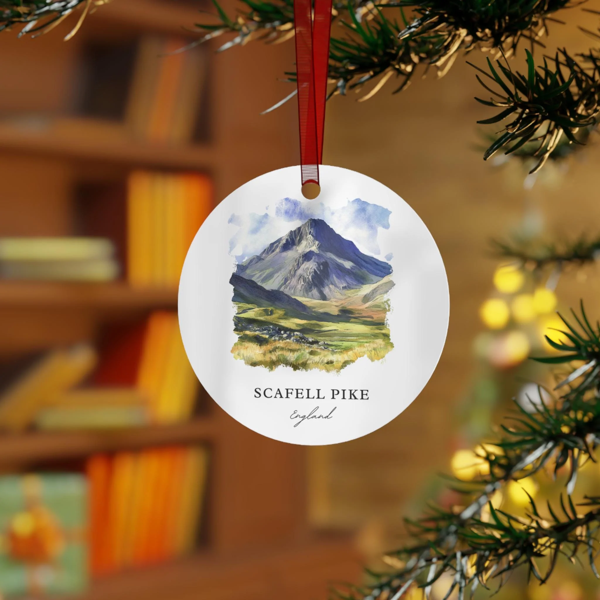Scafell Pike Ornament: Unique Cumbria Souvenir, Lake District UK Xmas Decor, and Authentic Cumbria England Gift - Image 3