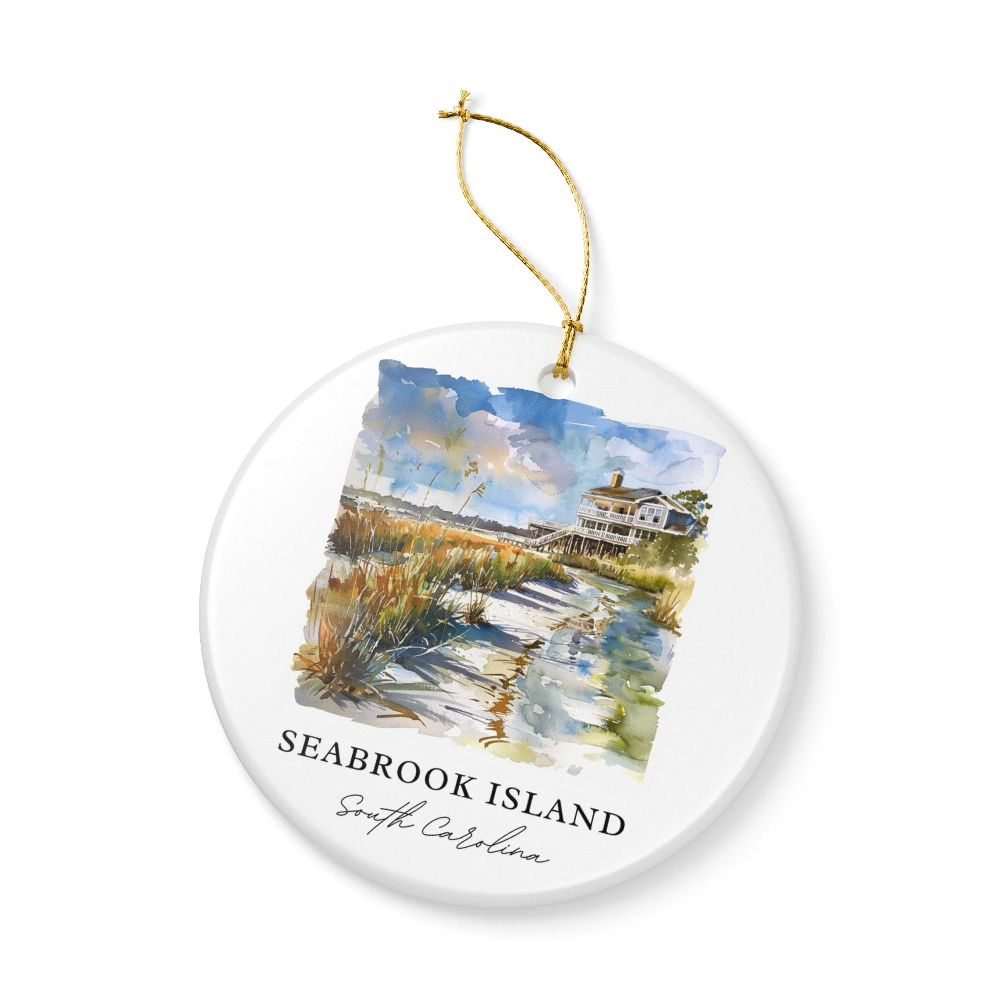 Seabrook Island Ornament: Unique Seabrook SC Souvenir, South Carolina Xmas Decor, and Authentic Seabrook Island Gift - Image 3