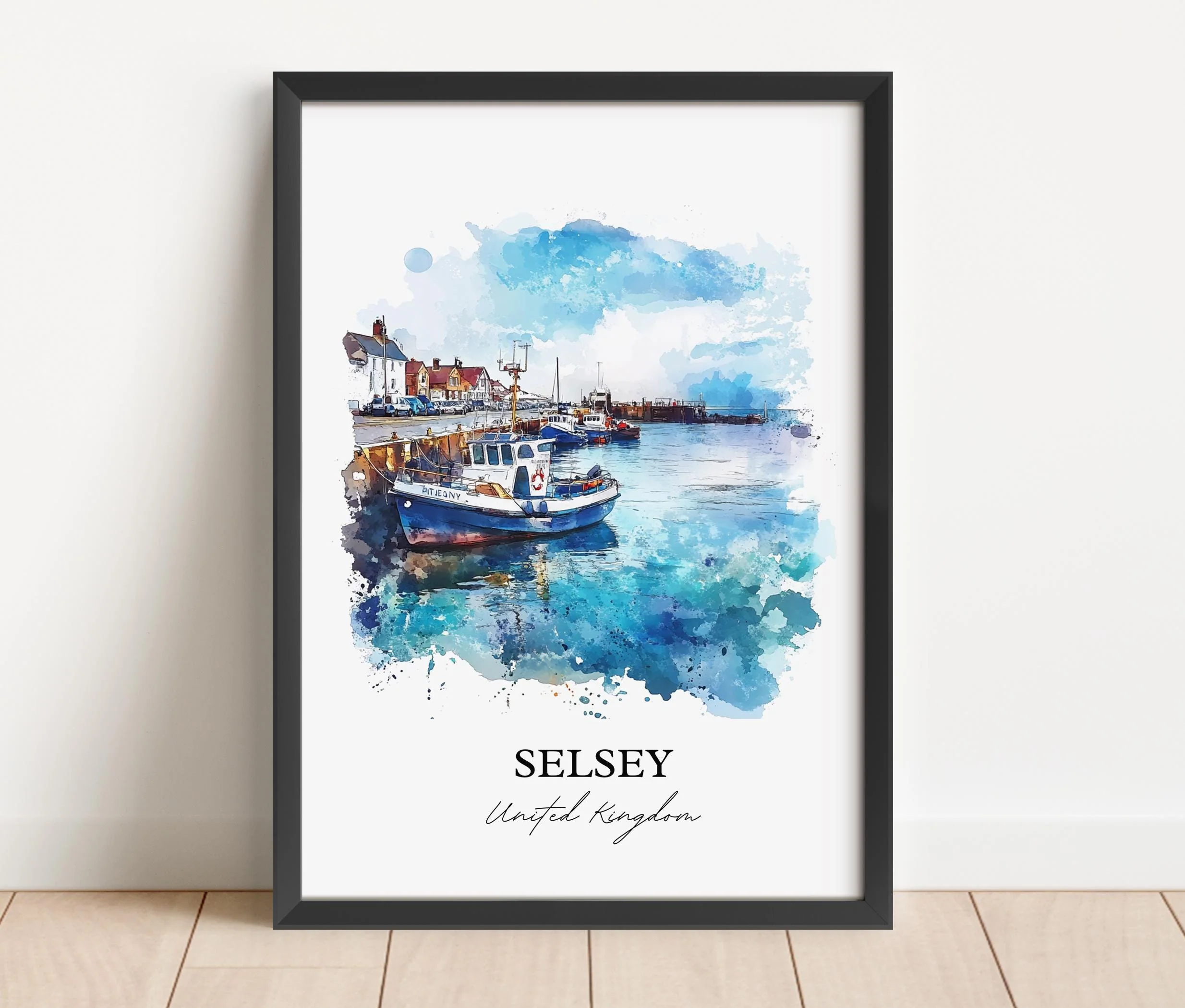 Selsey, England – Watercolor Art Print - Image 5
