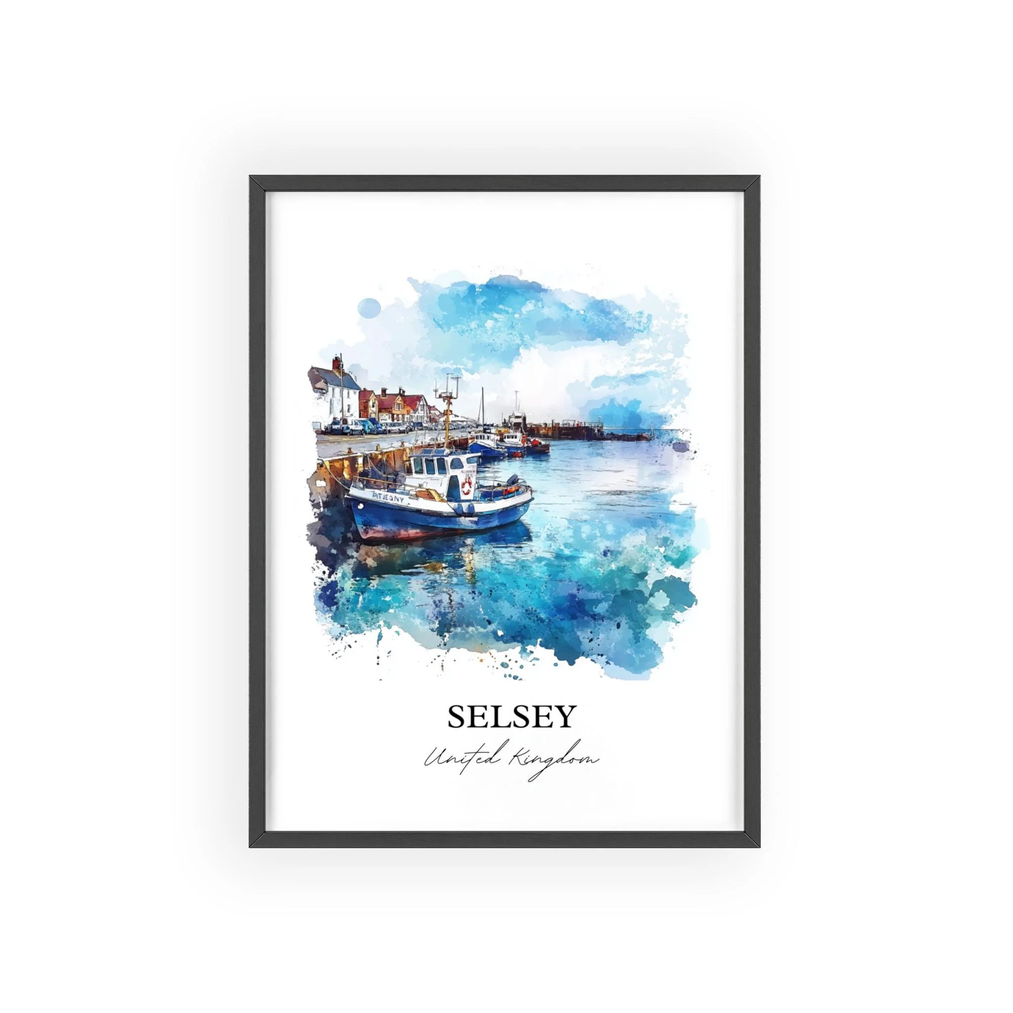 Selsey, England – Watercolor Art Print - Image 7