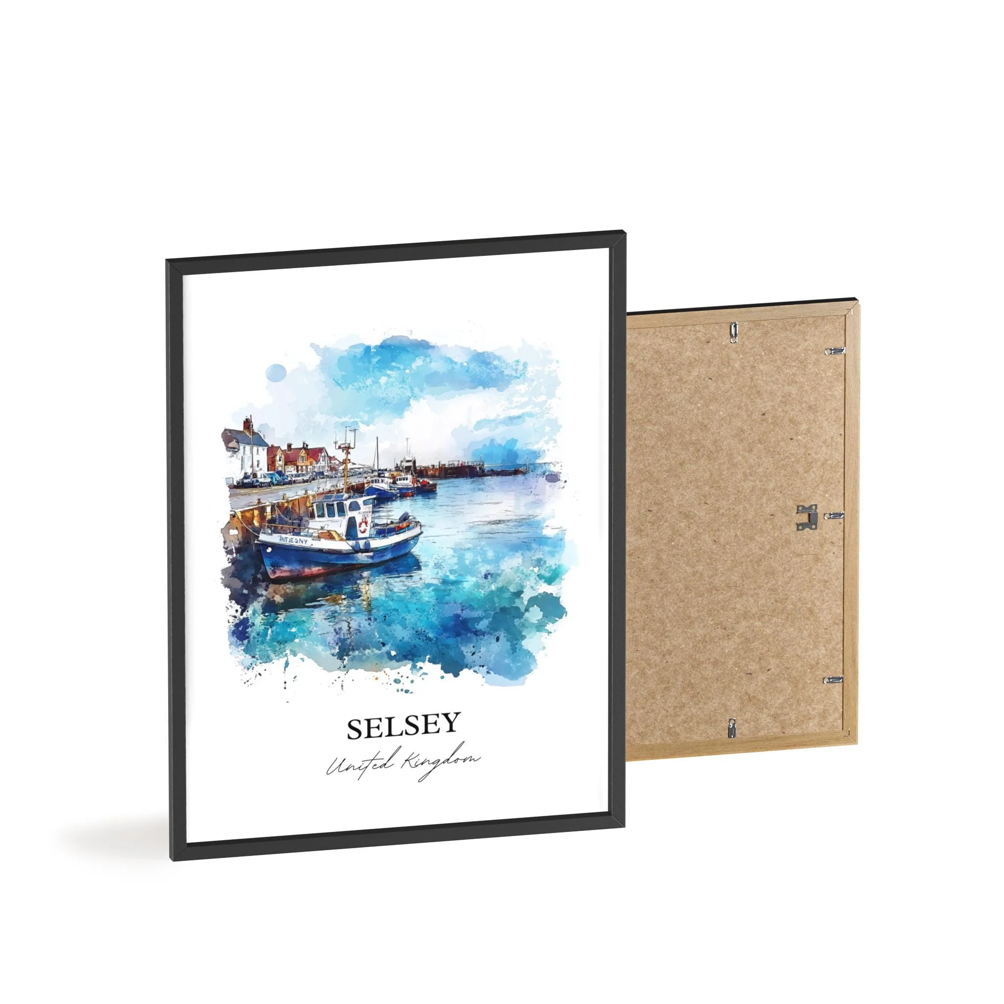 Selsey, England – Watercolor Art Print - Image 8