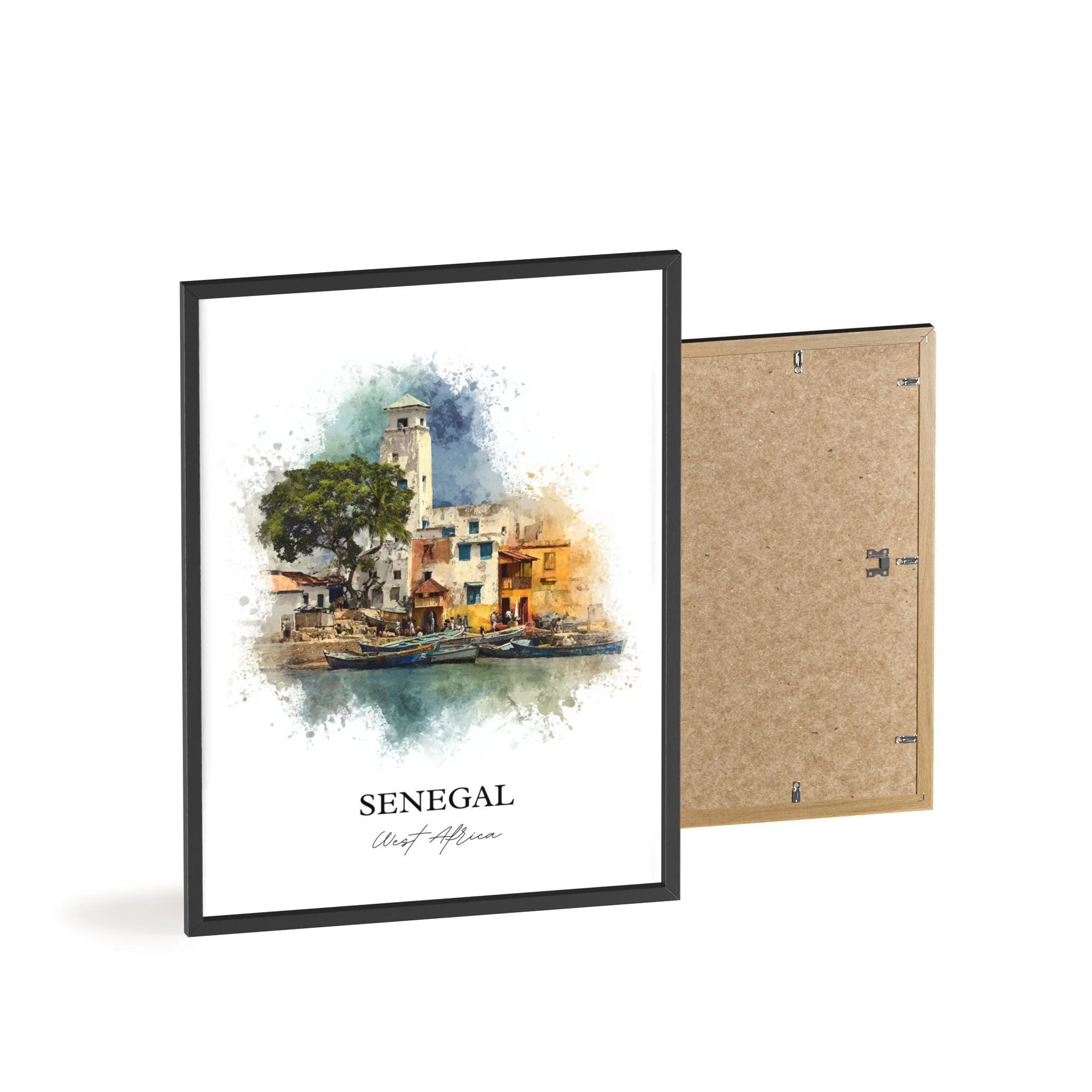 Senegal, Senegal – Watercolor Art Print - Image 8