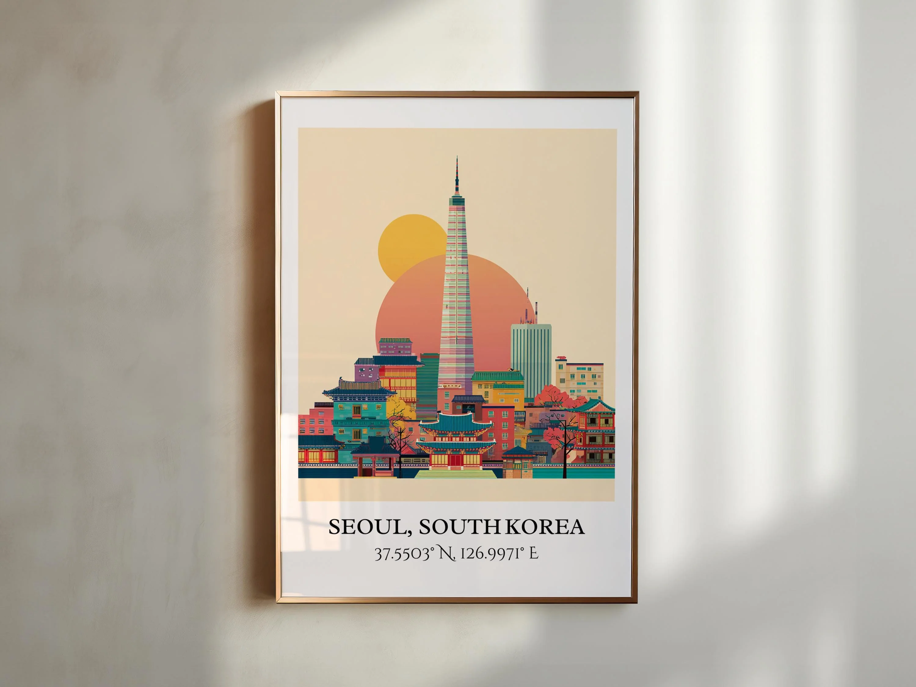 Seoul, South Korea – Watercolor Art Print - Image 5