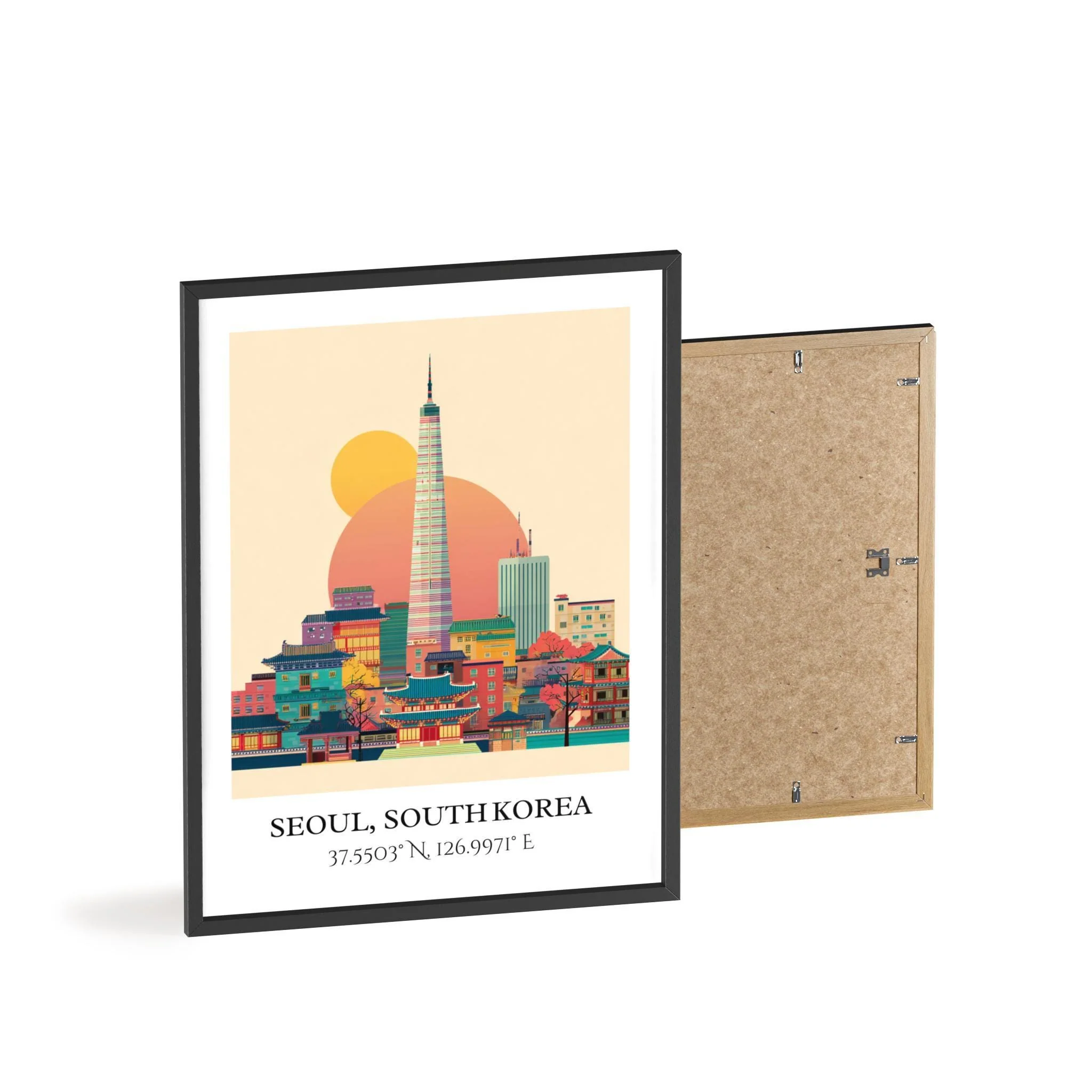 Seoul, South Korea – Watercolor Art Print - Image 8
