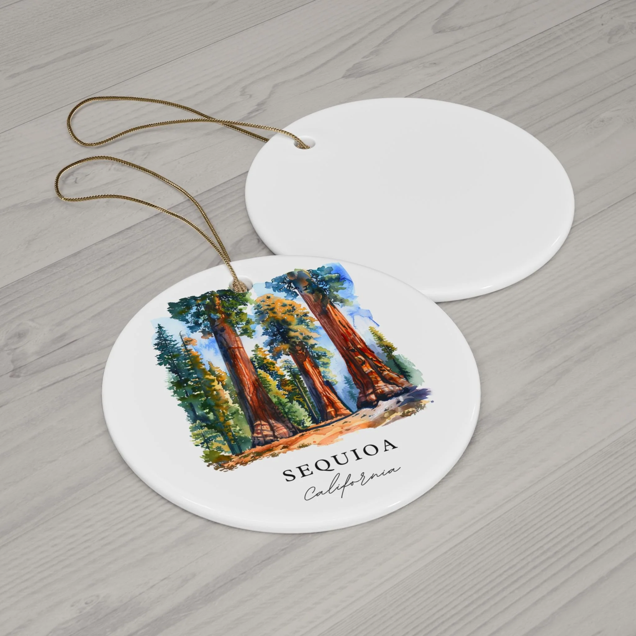 Sequioa California Ornament: Unique Sequioa Souvenir, Sequioa Xmas Decor, and Authentic Sequioa Christmas Gift - Image 2