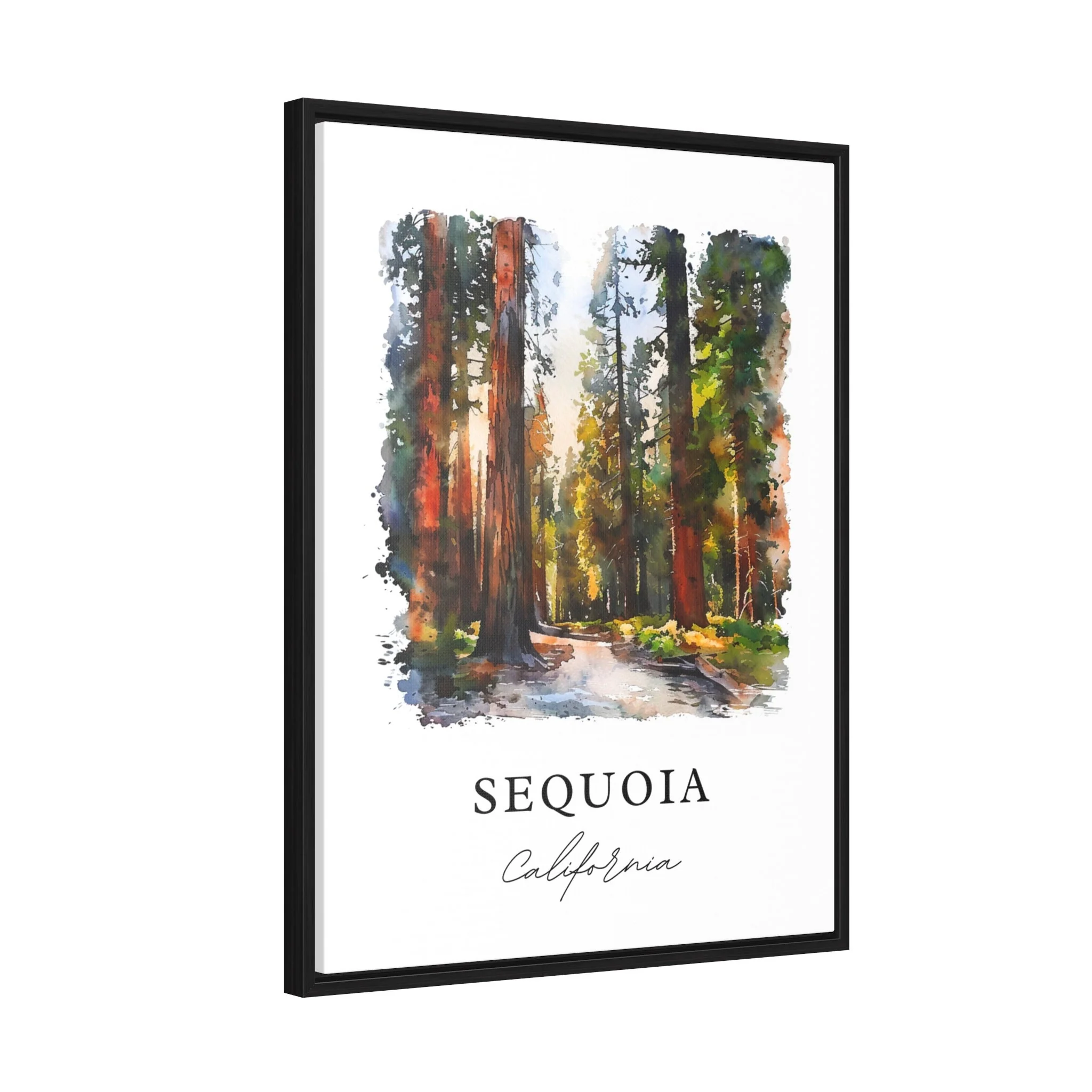 Sequoia National Park, USA – Watercolor Art Print - Image 6