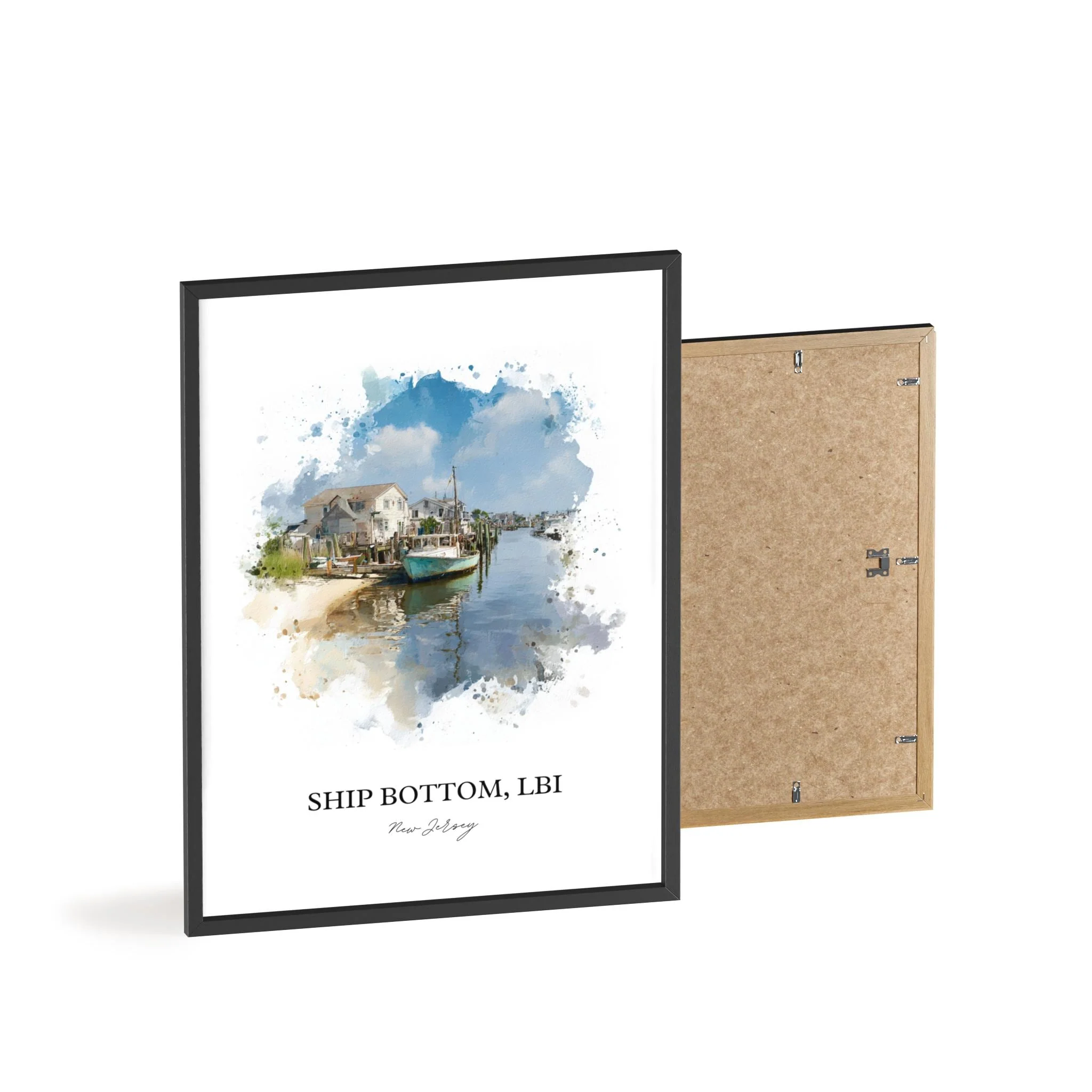 Ship Bottom, New Jersey – Watercolor Art Print - Image 10