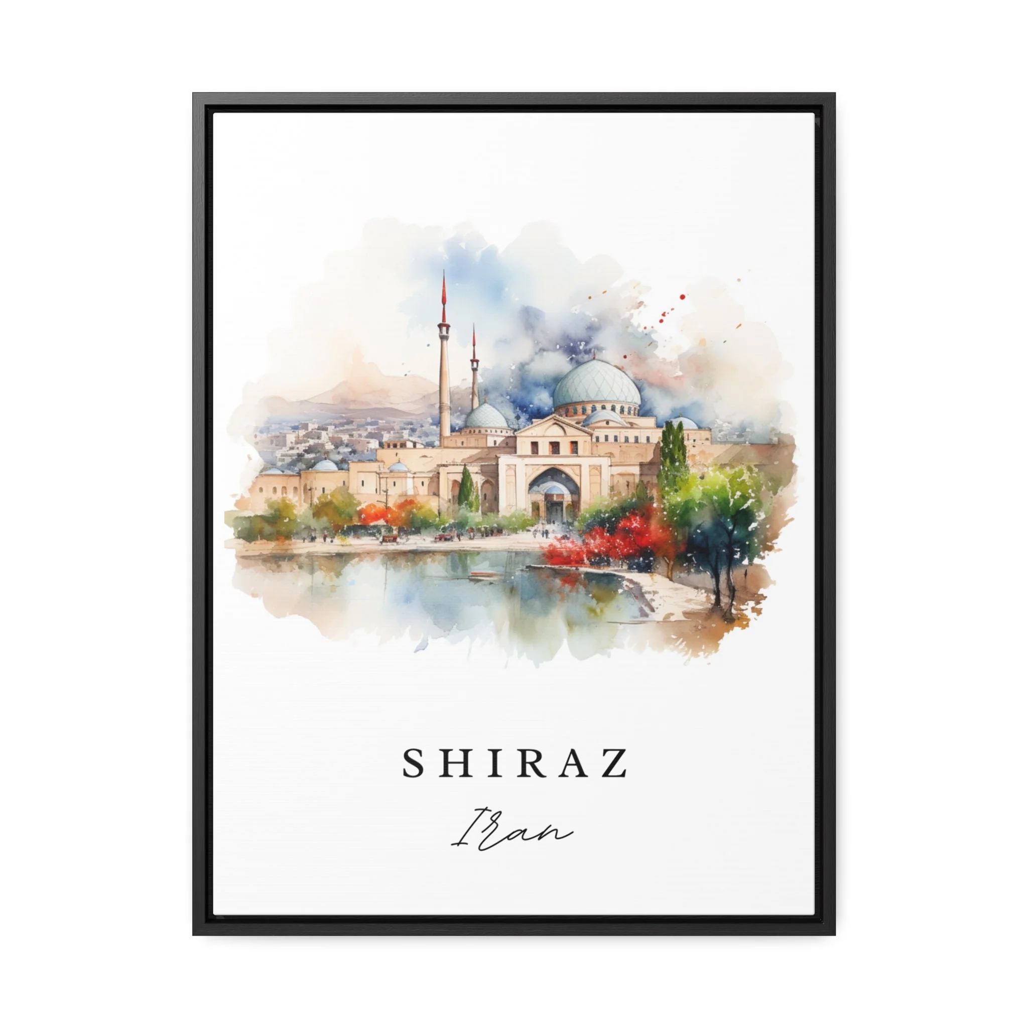 Shiraz, Iran – Watercolor Art Print - Image 2