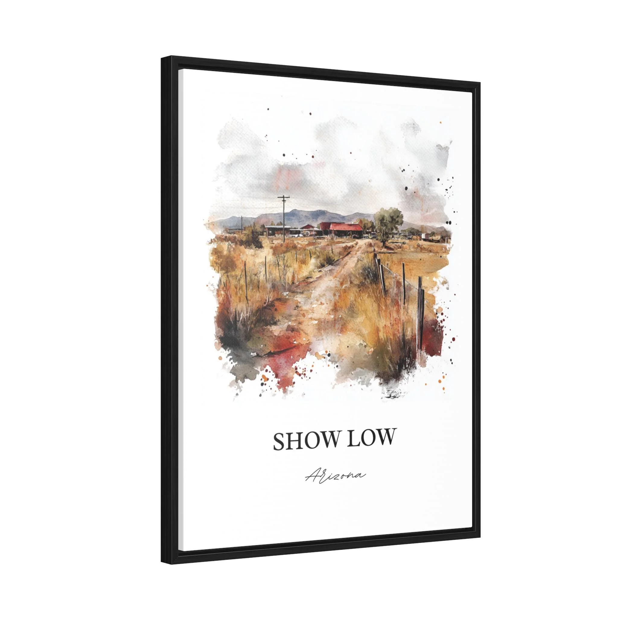 Show Low, USA – Watercolor Art Print - Image 8