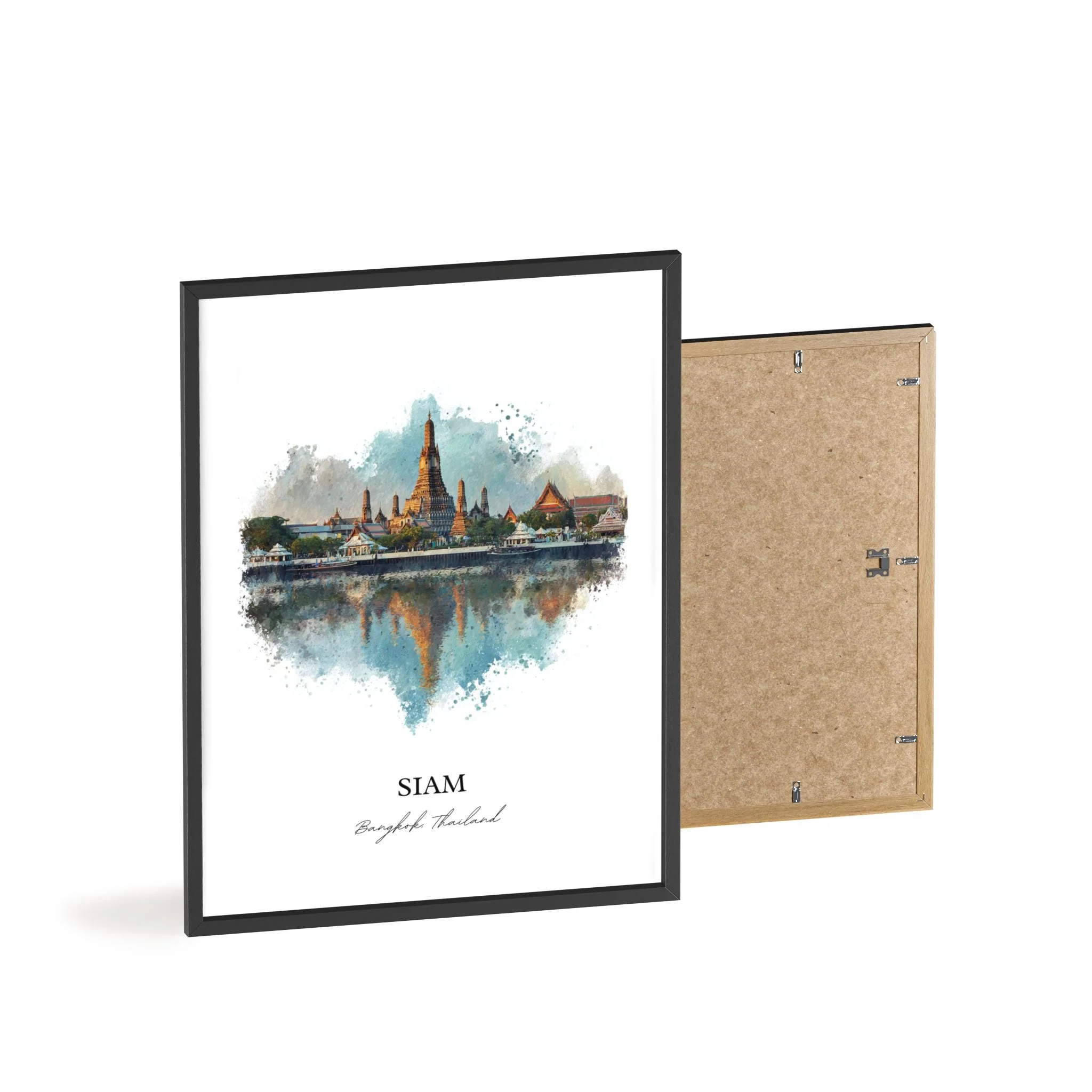 Bangkok, Thailand – Watercolor Art Print - Image 2