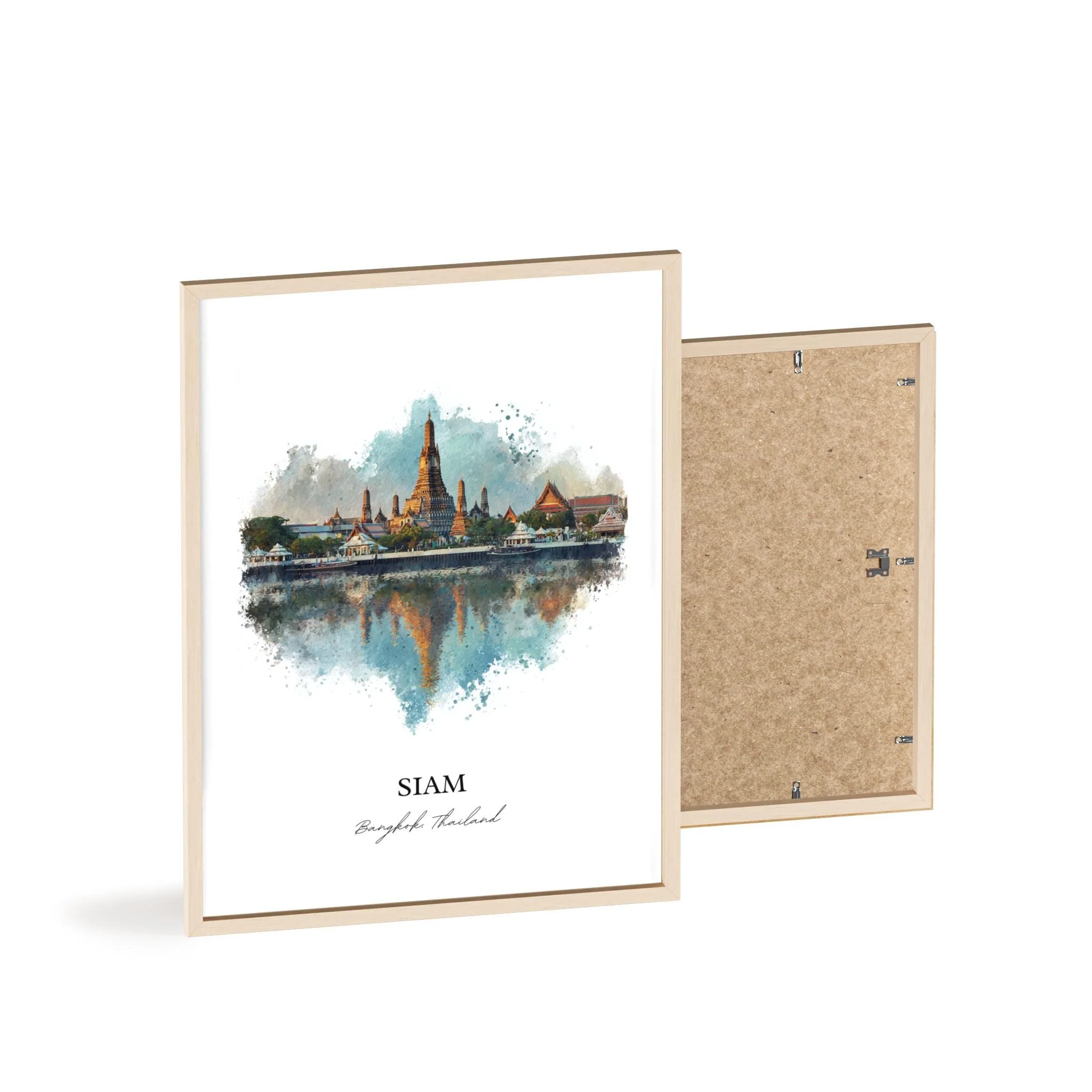 Bangkok, Thailand – Watercolor Art Print - Image 4