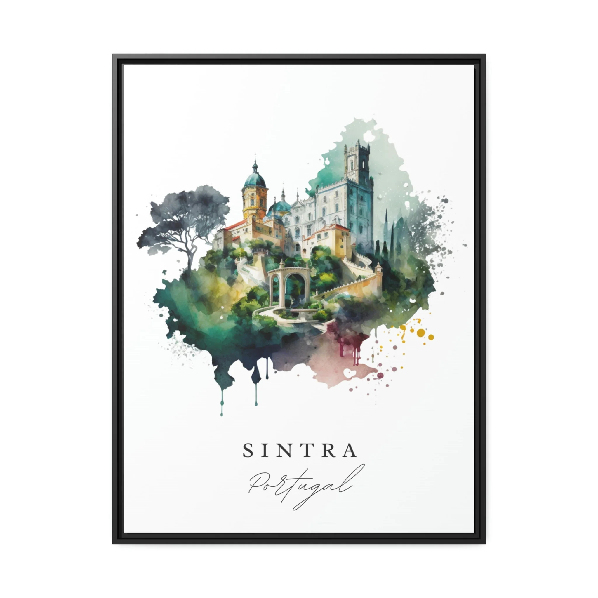 Sintra, Portugal – Watercolor Art Print - Image 6