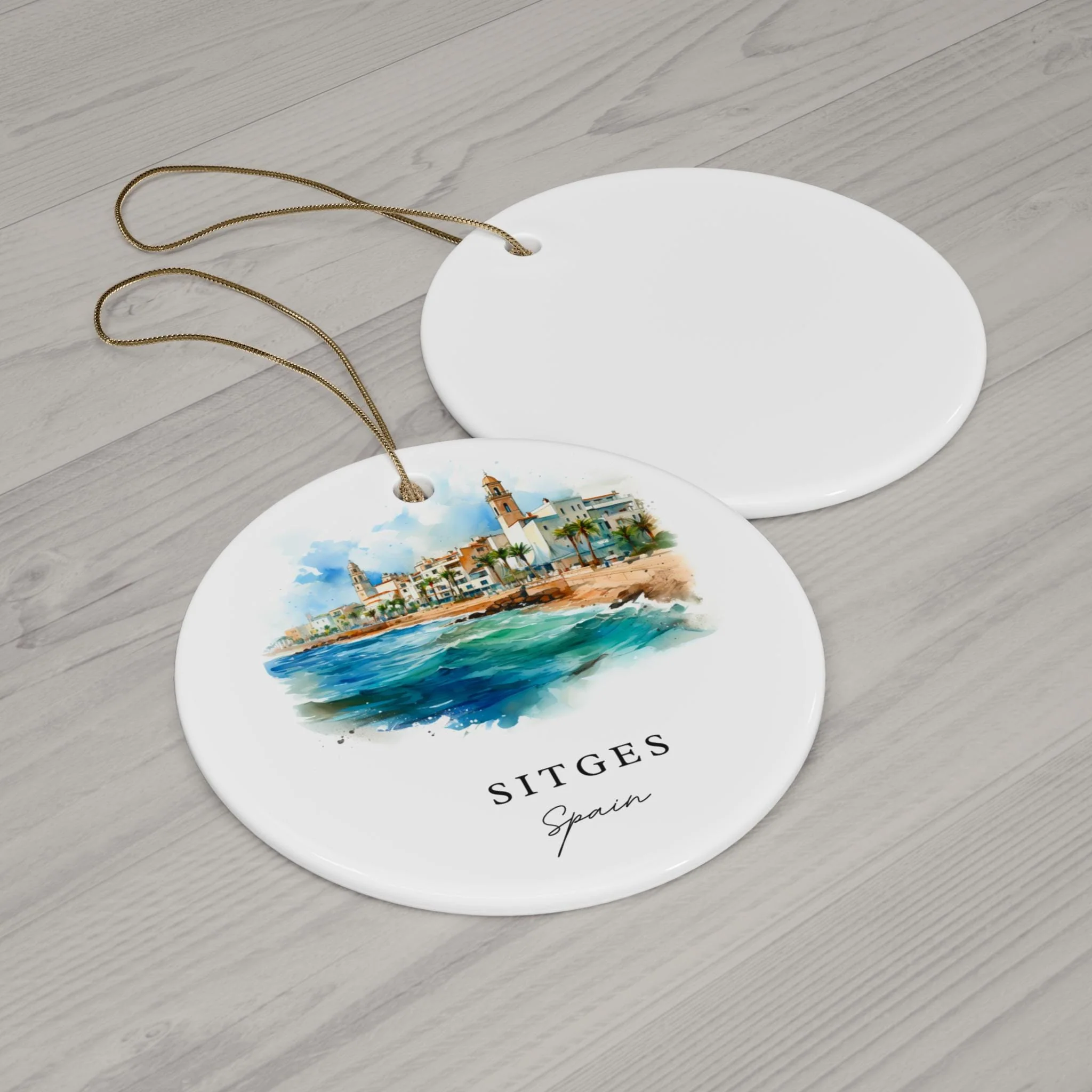 Sitges Spain Ornament: Unique Sitges Souvenir, Sitges Xmas Decor, and Authentic Sitges Espana Christmas Gift - Image 2