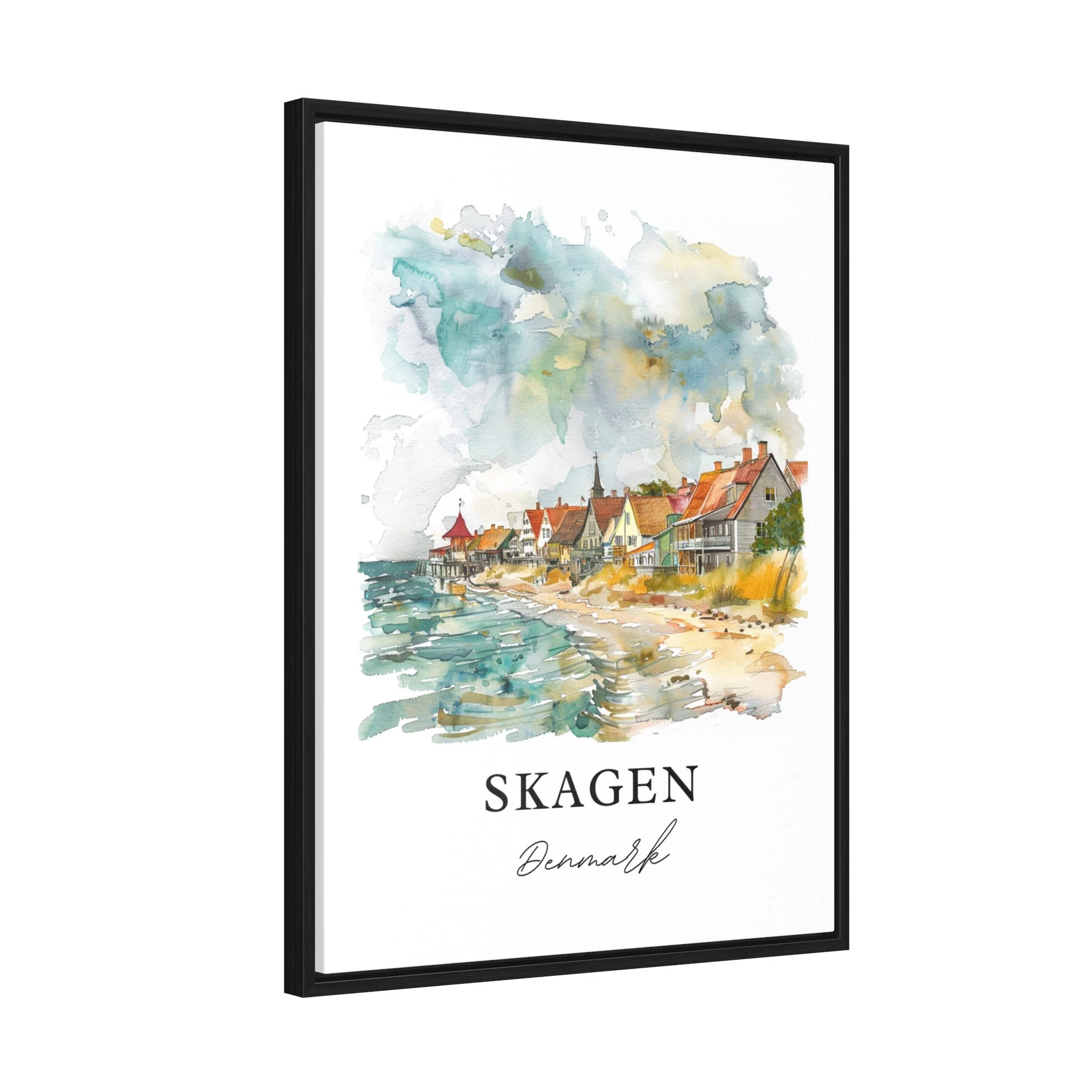 Skagen, Denmark – Watercolor Art Print Vendsyssel - Image 6