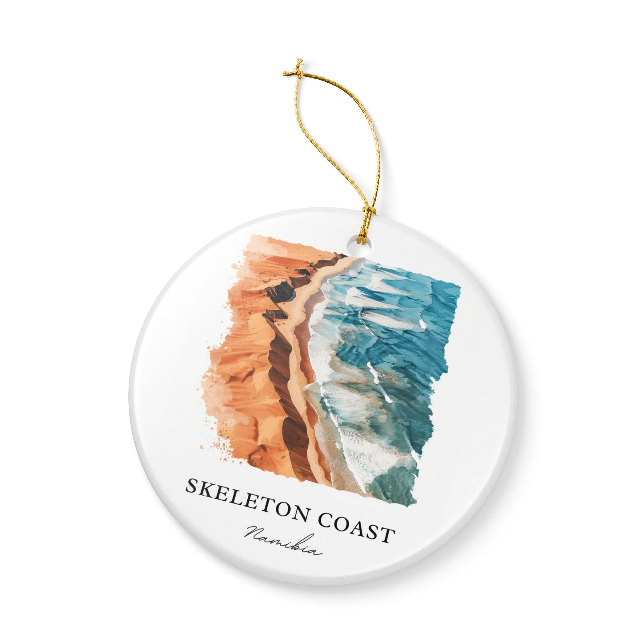 Skeleton Coast Ornament: Unique Skeleton Coast Souvenir, Namibia Xmas Decor, and Authentic Namibia Gift - Image 2