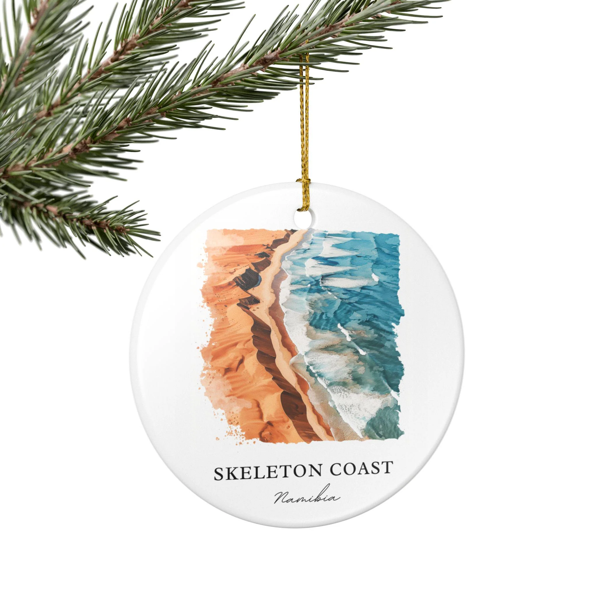 Skeleton Coast Ornament: Unique Skeleton Coast Souvenir, Namibia Xmas Decor, and Authentic Namibia Gift - Image 5