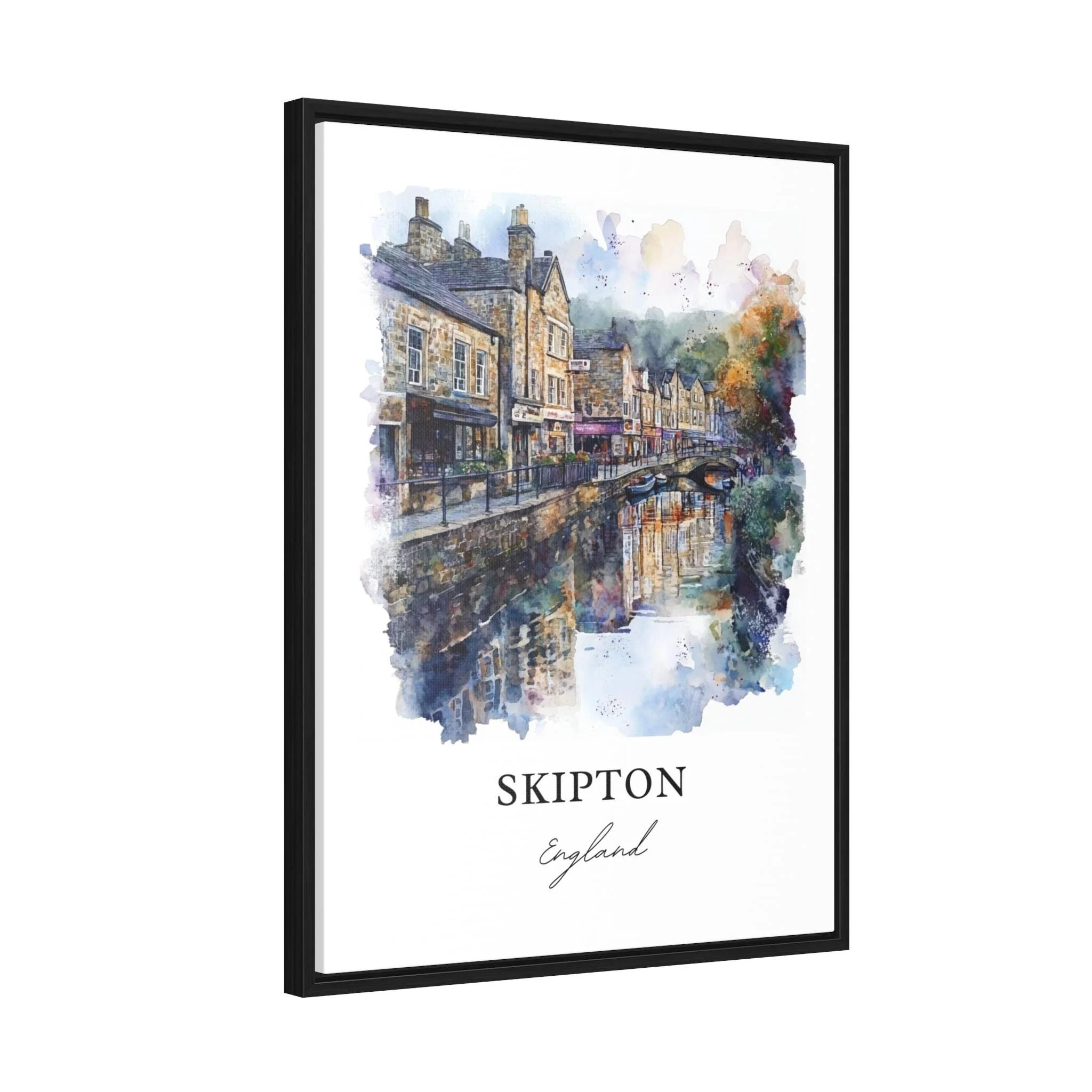 Skipton, England – Watercolor Art Print - Image 7