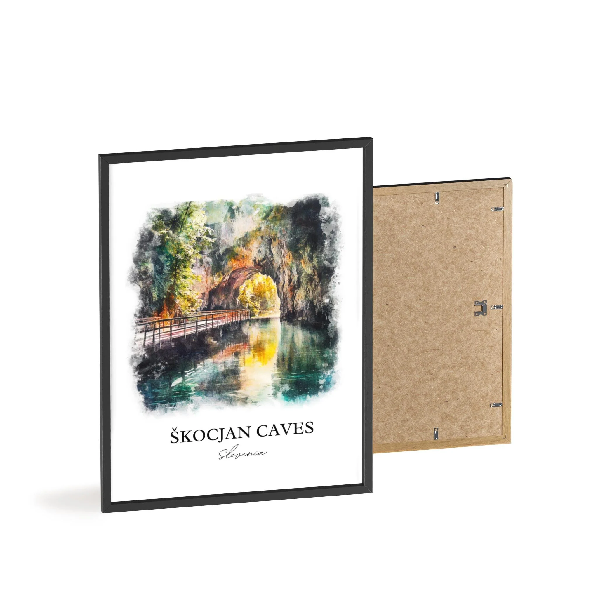 Skocjan Caves, Slovenia – Watercolor Art Print - Image 8
