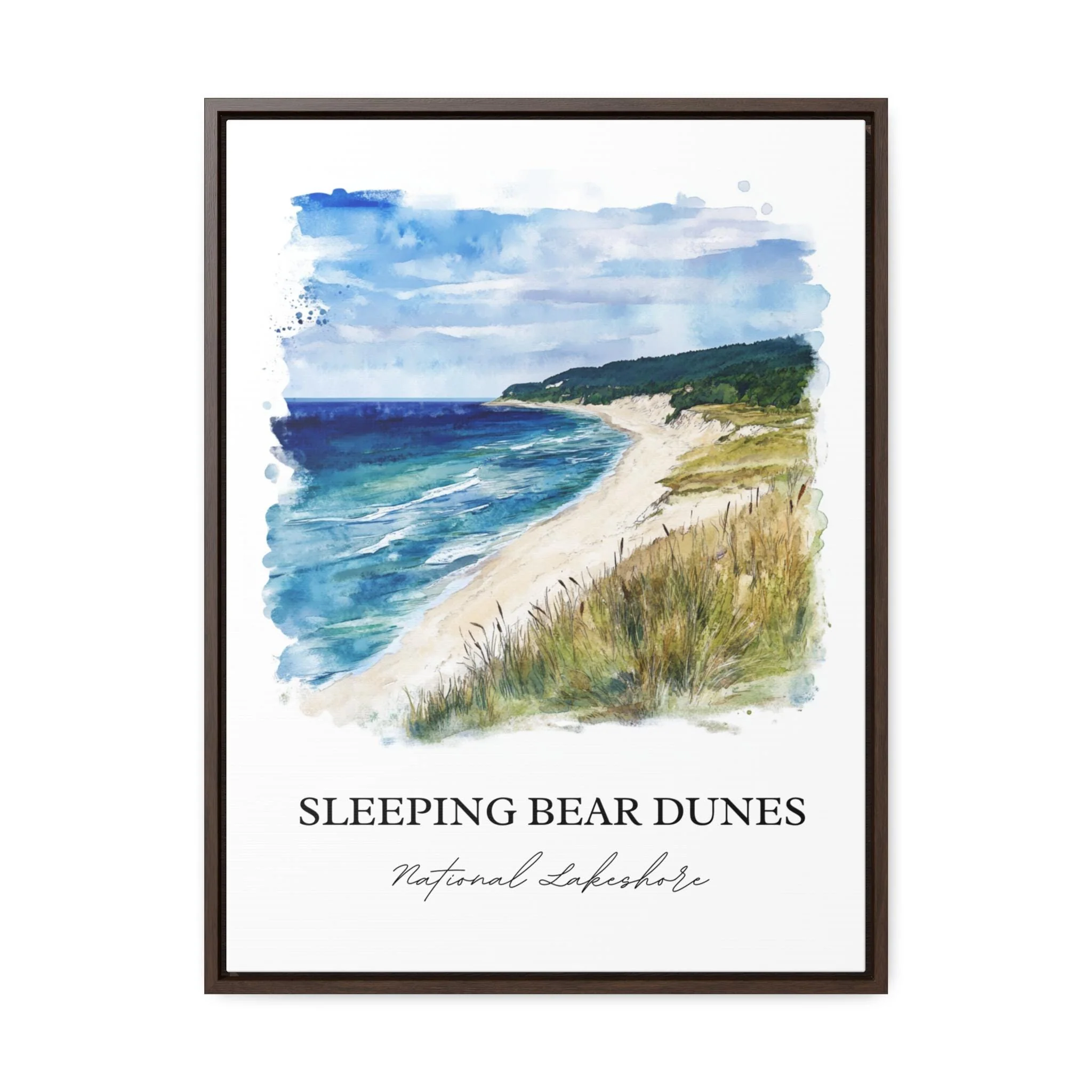 Sleeping Bear Dunes, USA – Watercolor Art Print - Image 7