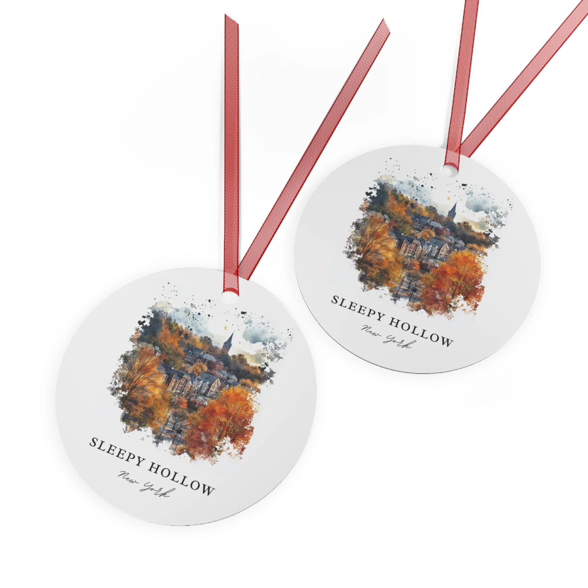 Sleepy Hollow NY Ornament: Unique Sleepy Hollow Souvenir, Hudson Valley Xmas Decor, and Authentic NYC Xmas Gift - Image 2