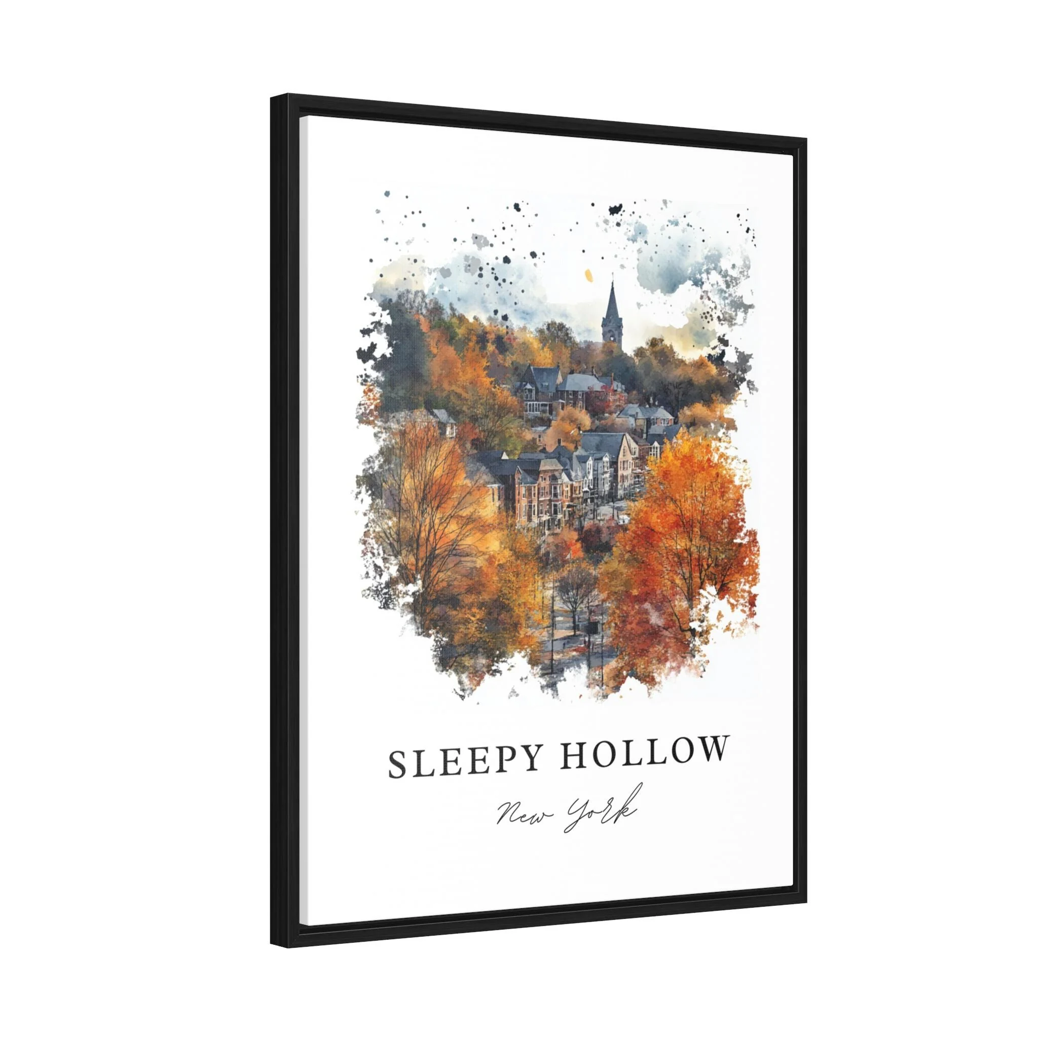 Sleepy Hollow, NY, USA – Watercolor Art Print - Image 6