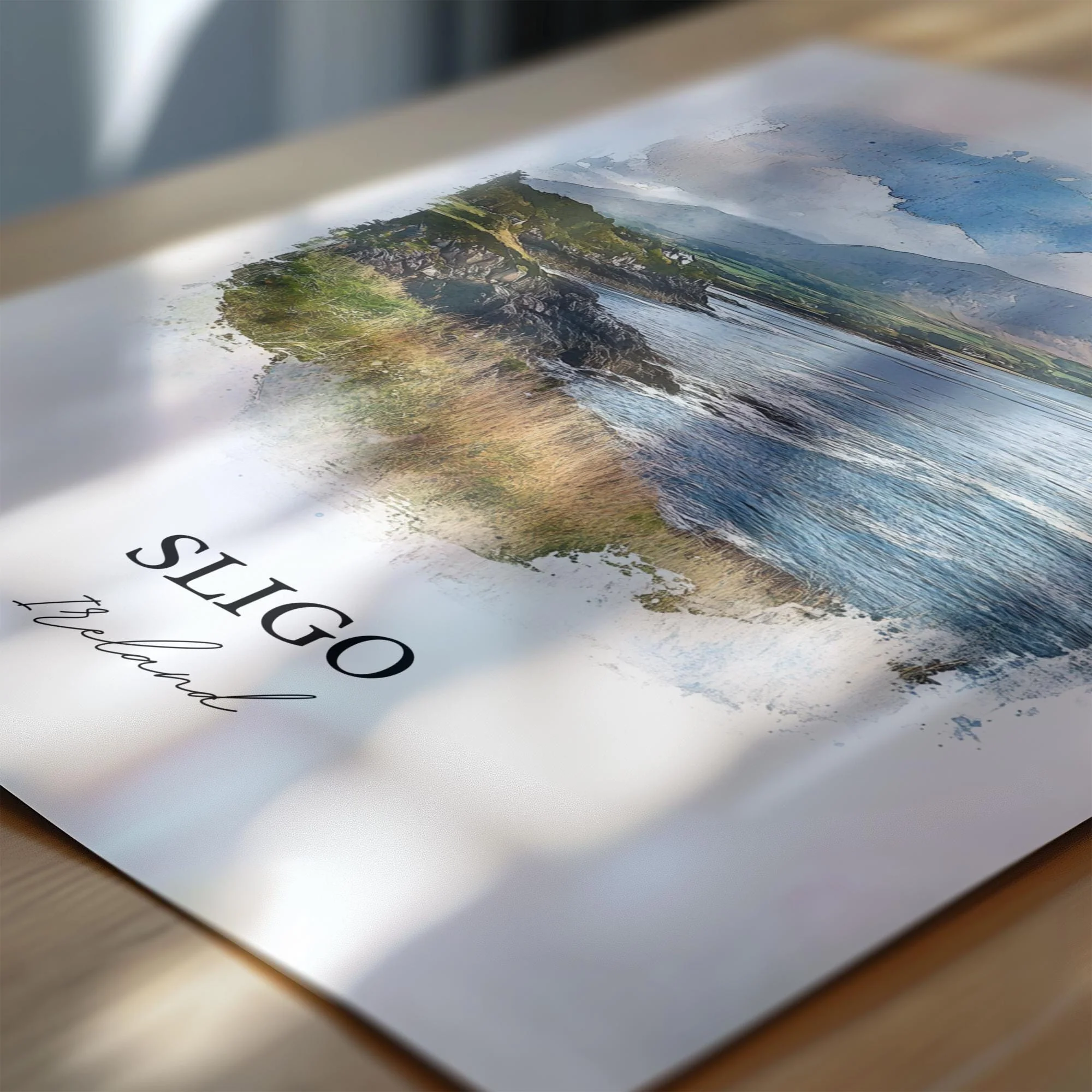 Sligo, Ireland – Watercolor Art Print - Image 2